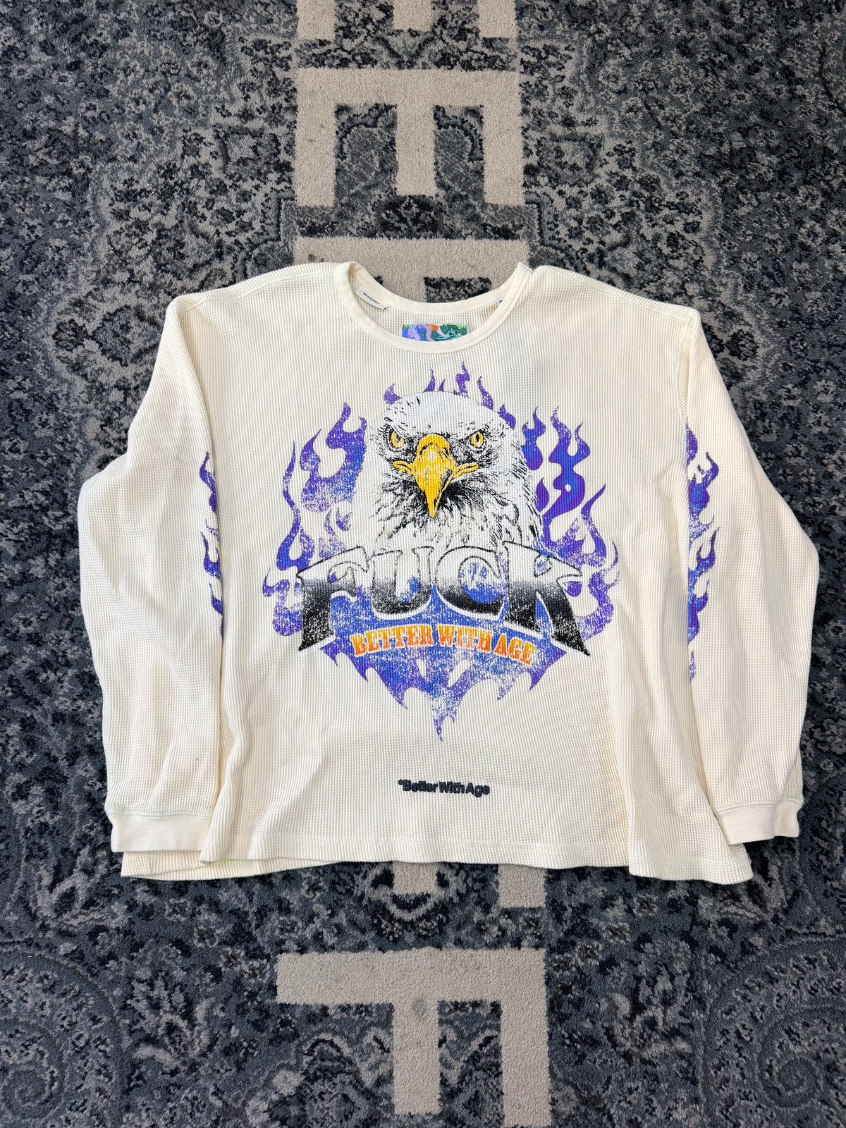 Better With Age Flames Thermal Size M Brand New
