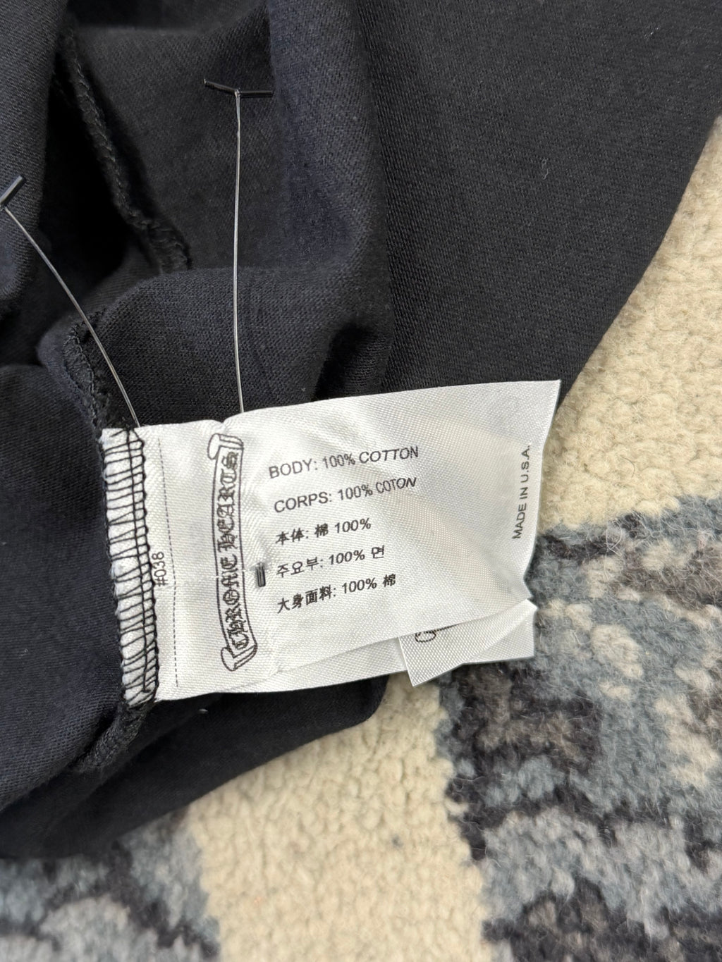 CHROME HEARTS nyc horseshoe shirt M DS