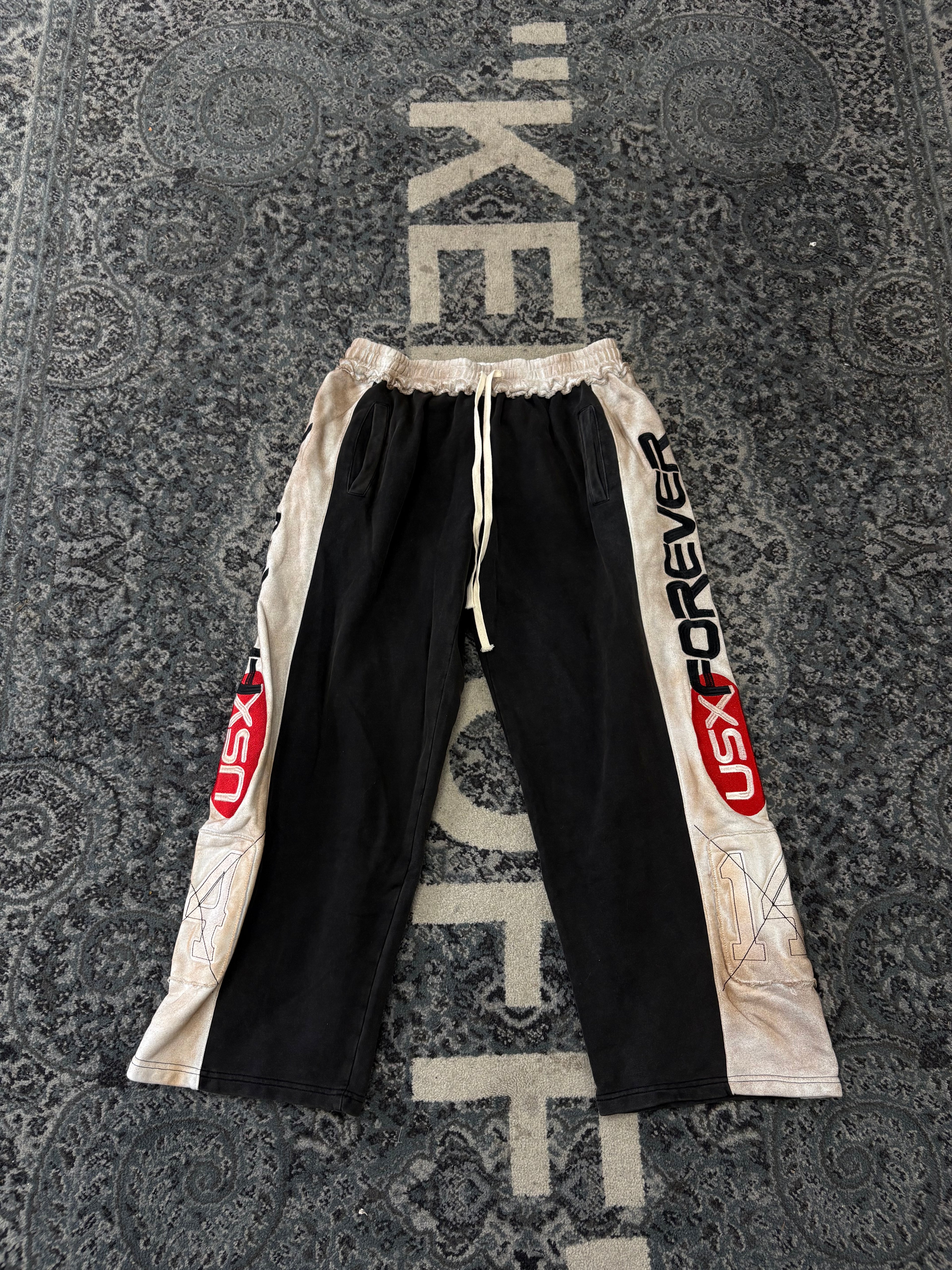 Vale Distressed Sweatpants Size S New