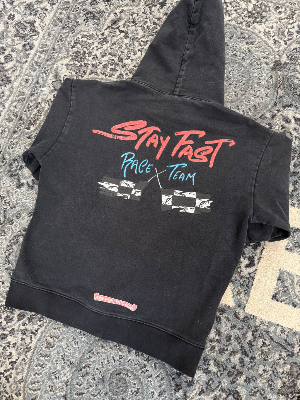Chrome Hearts Stay Fast Hoodie Size Small U