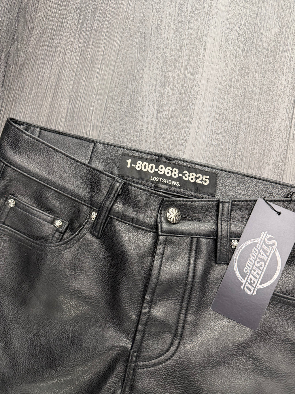 LOST SHADOWS jeans black/red 30 U