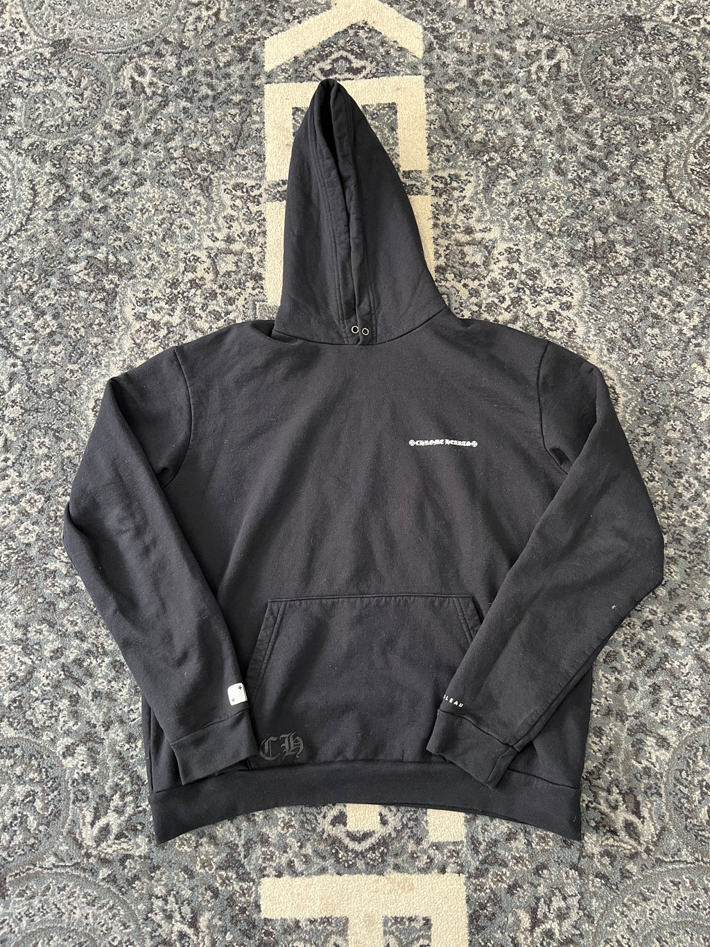CHROME HEARTS fontaineblue 1 of 1 dice hoodie L U