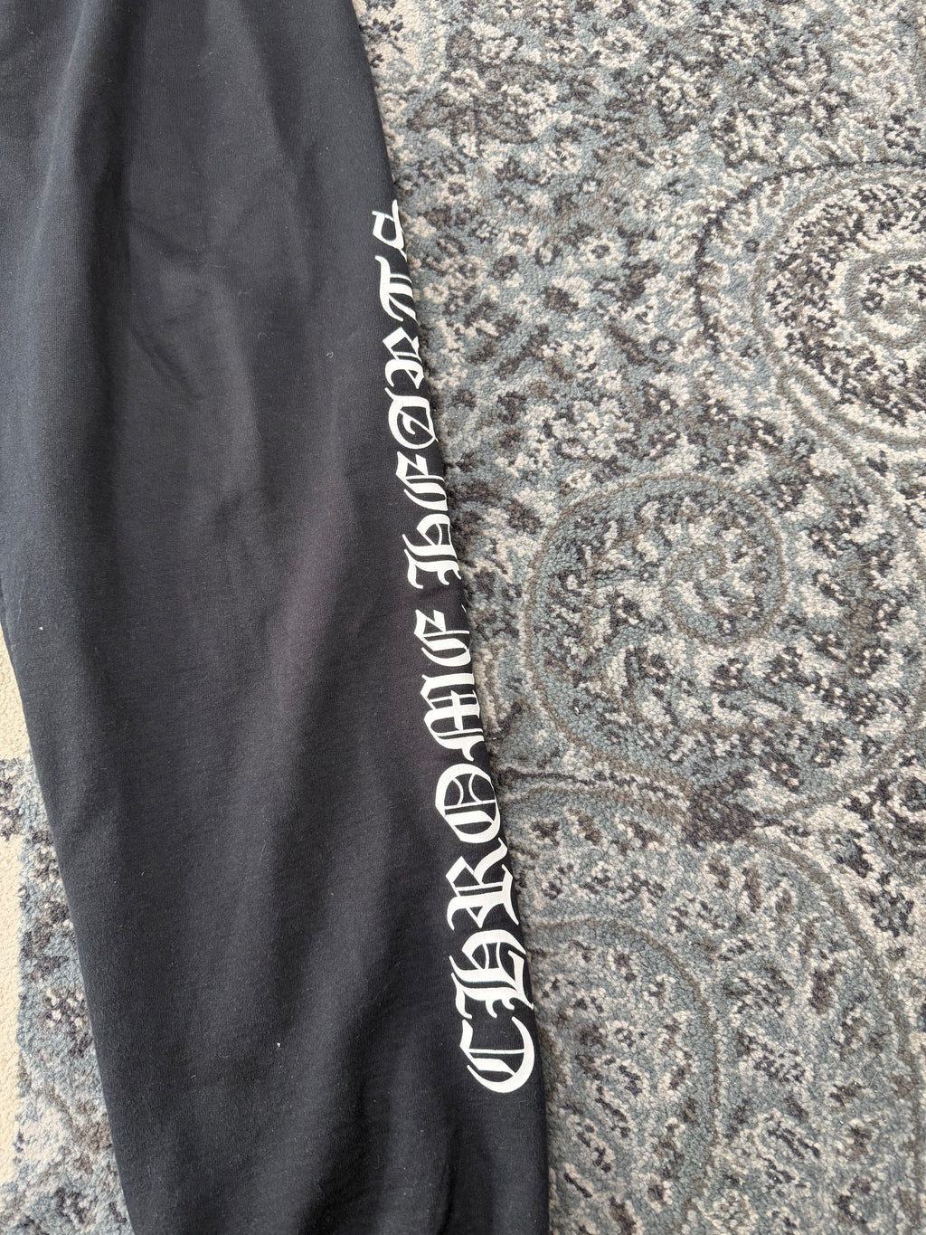 Chrome Hearts Scroll Logo Sweatpants No Pockets Xl U