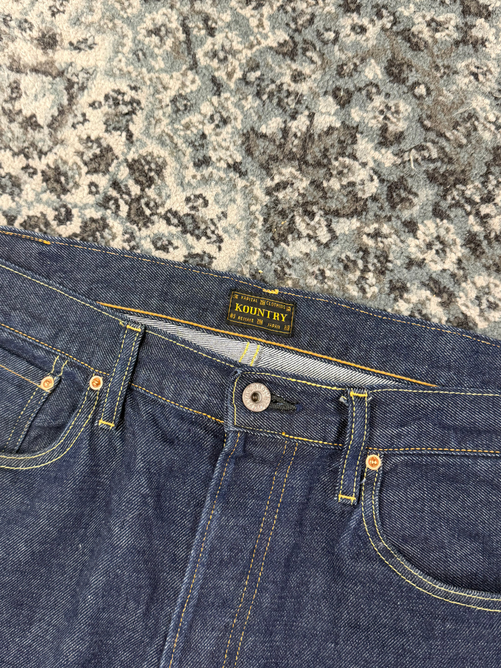 KAPITAL 14oz denim jeans dark blue 38 U