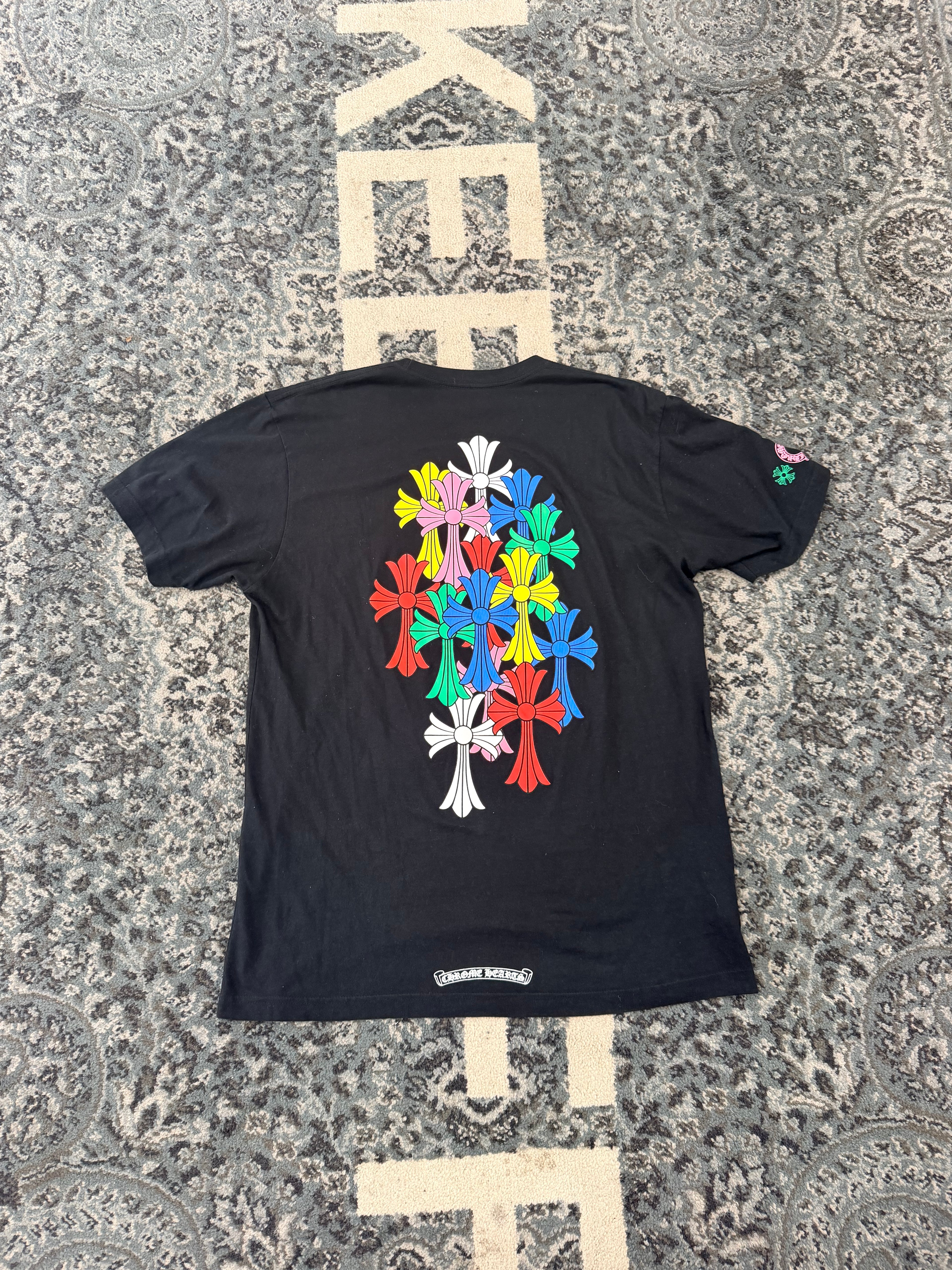 Chrome Hearts Multi Color Cemetery Shirt Size L U (T)