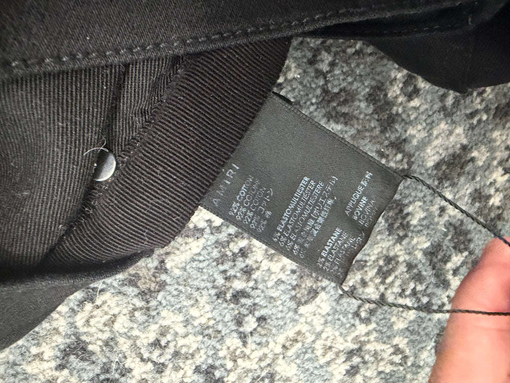 AMIRI black thrasher jeans black 33 U