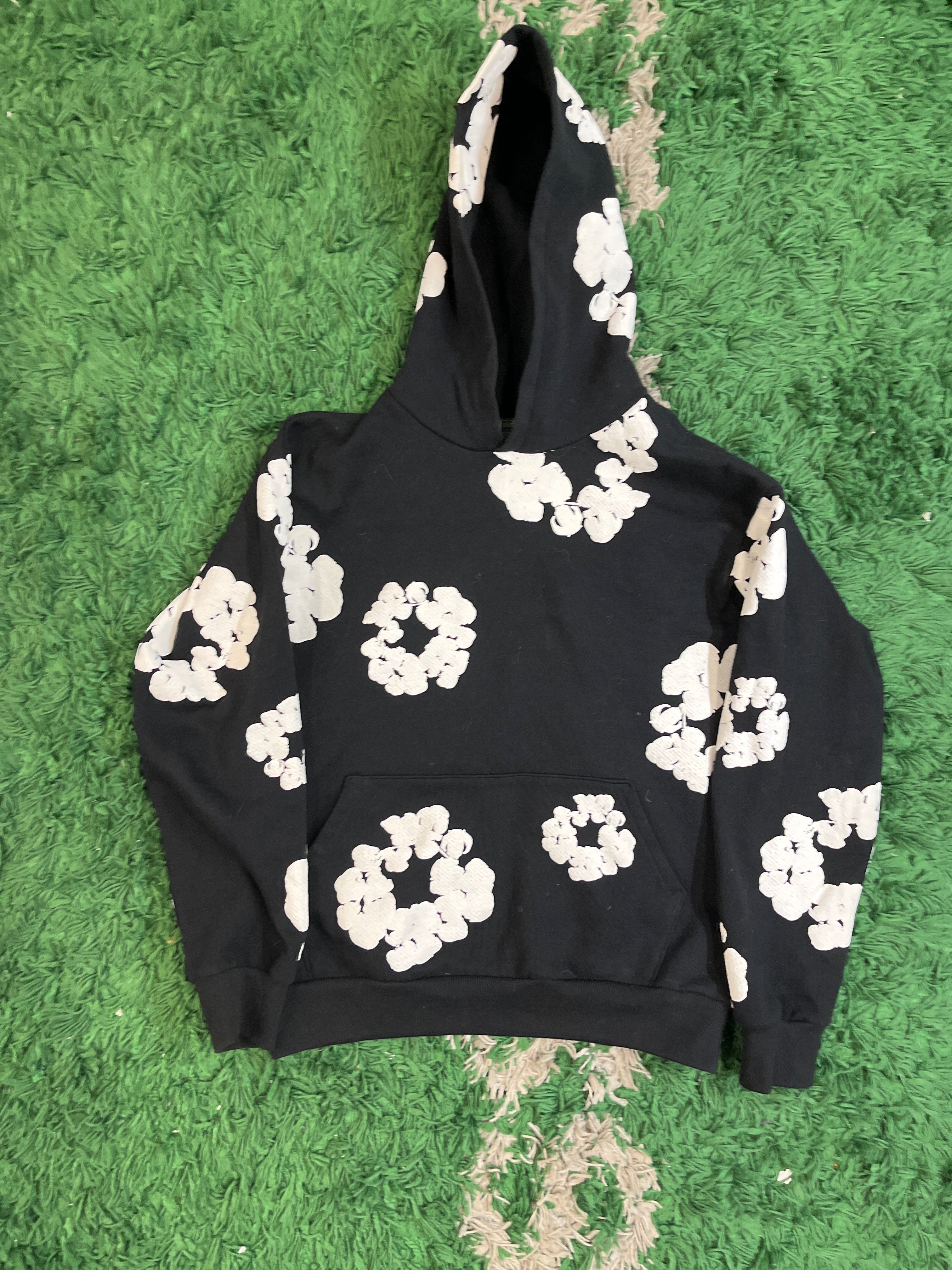 Denim Tears black hoodie sz S U
