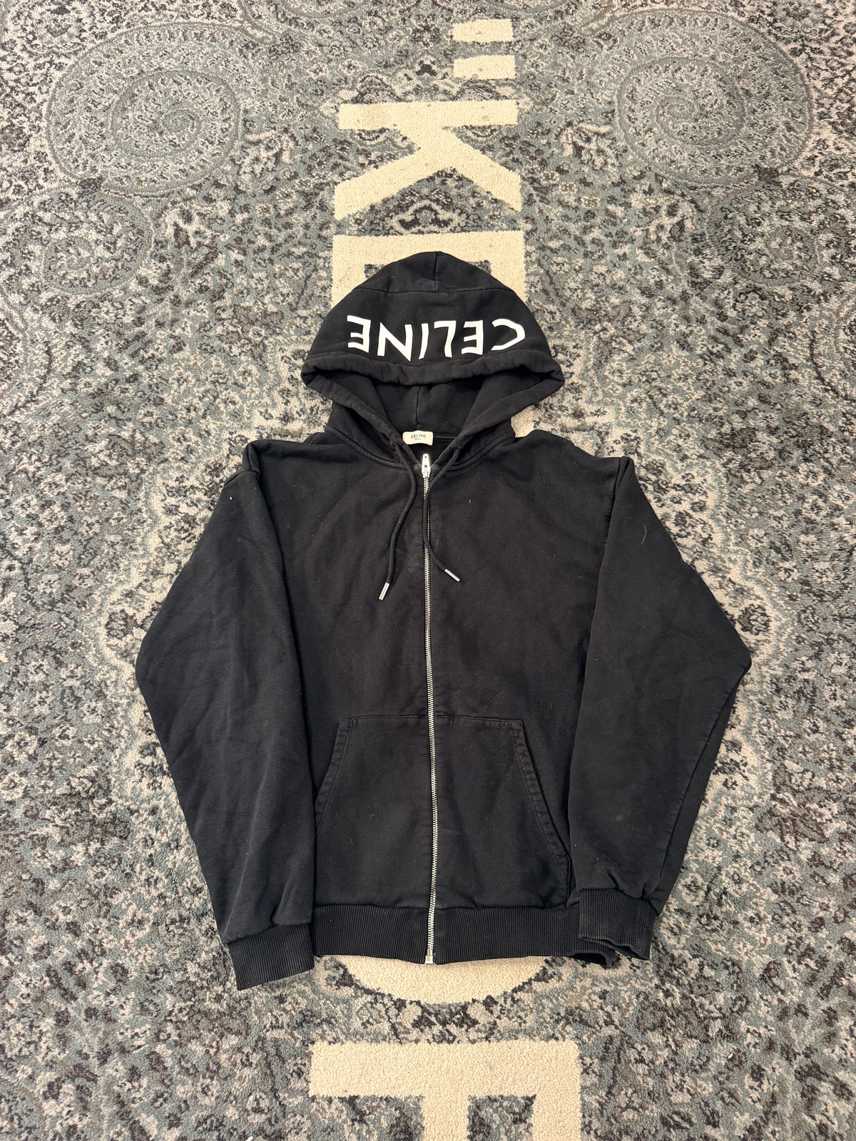 Celine Logo Zip Up Size XS U