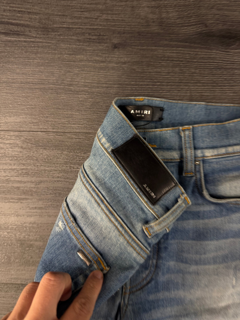 AMIRI aloha patch mx1 jeans indigo 31 U