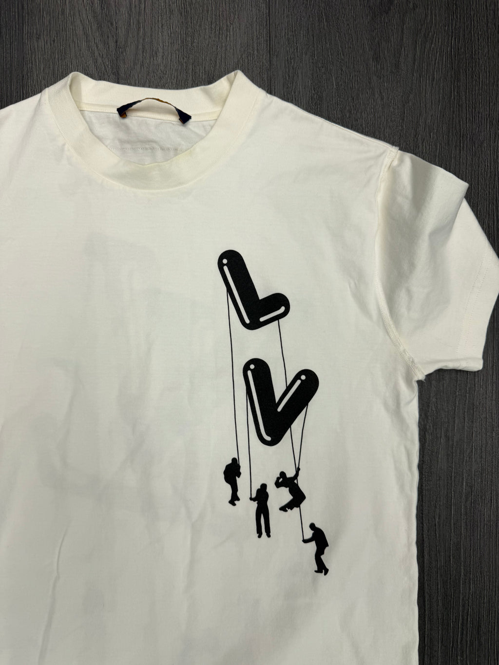 LV virgil dancing man shirt white S U
