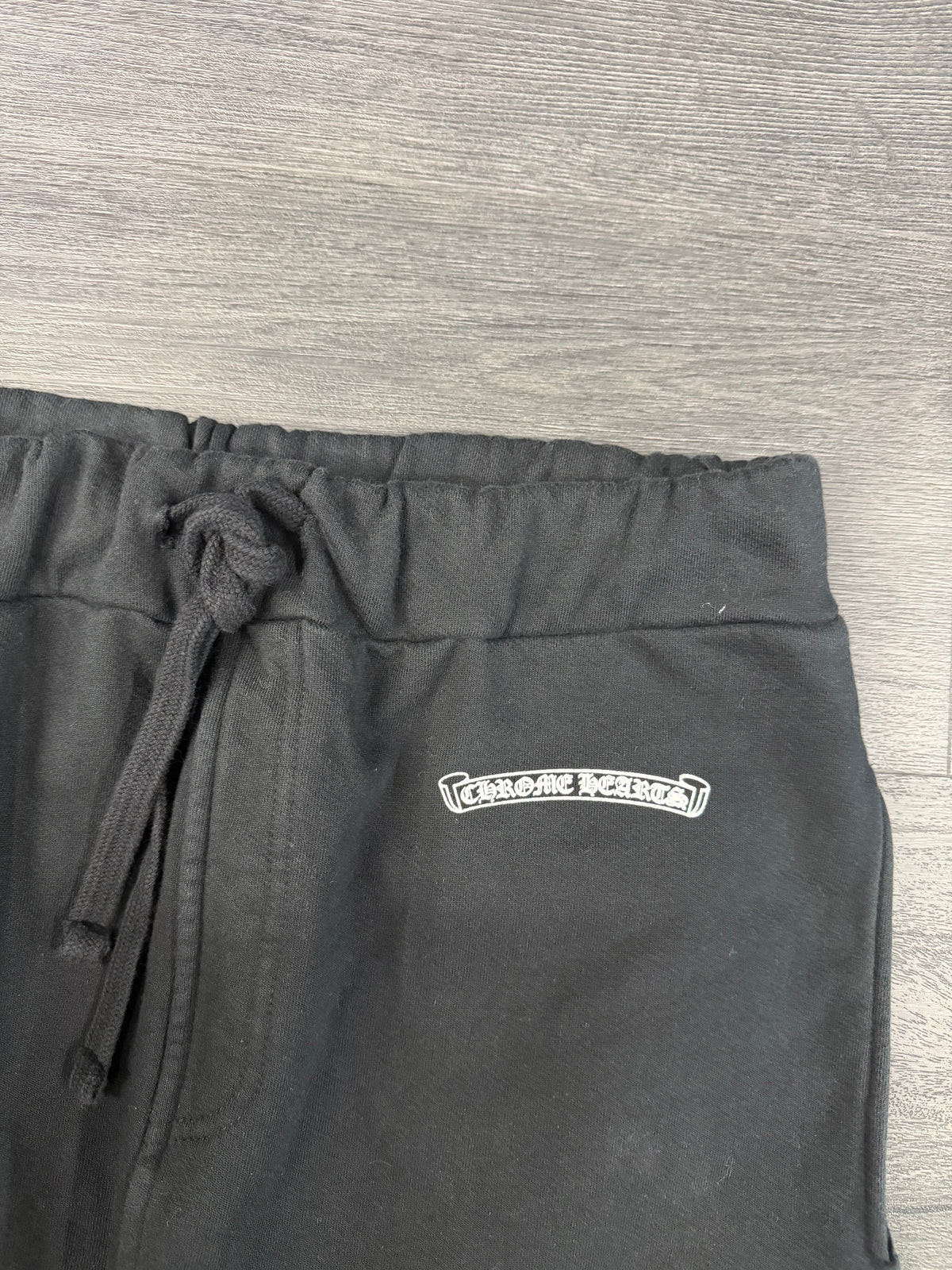 CHROME HEARTS scroll logo pocket sweatpants black M U