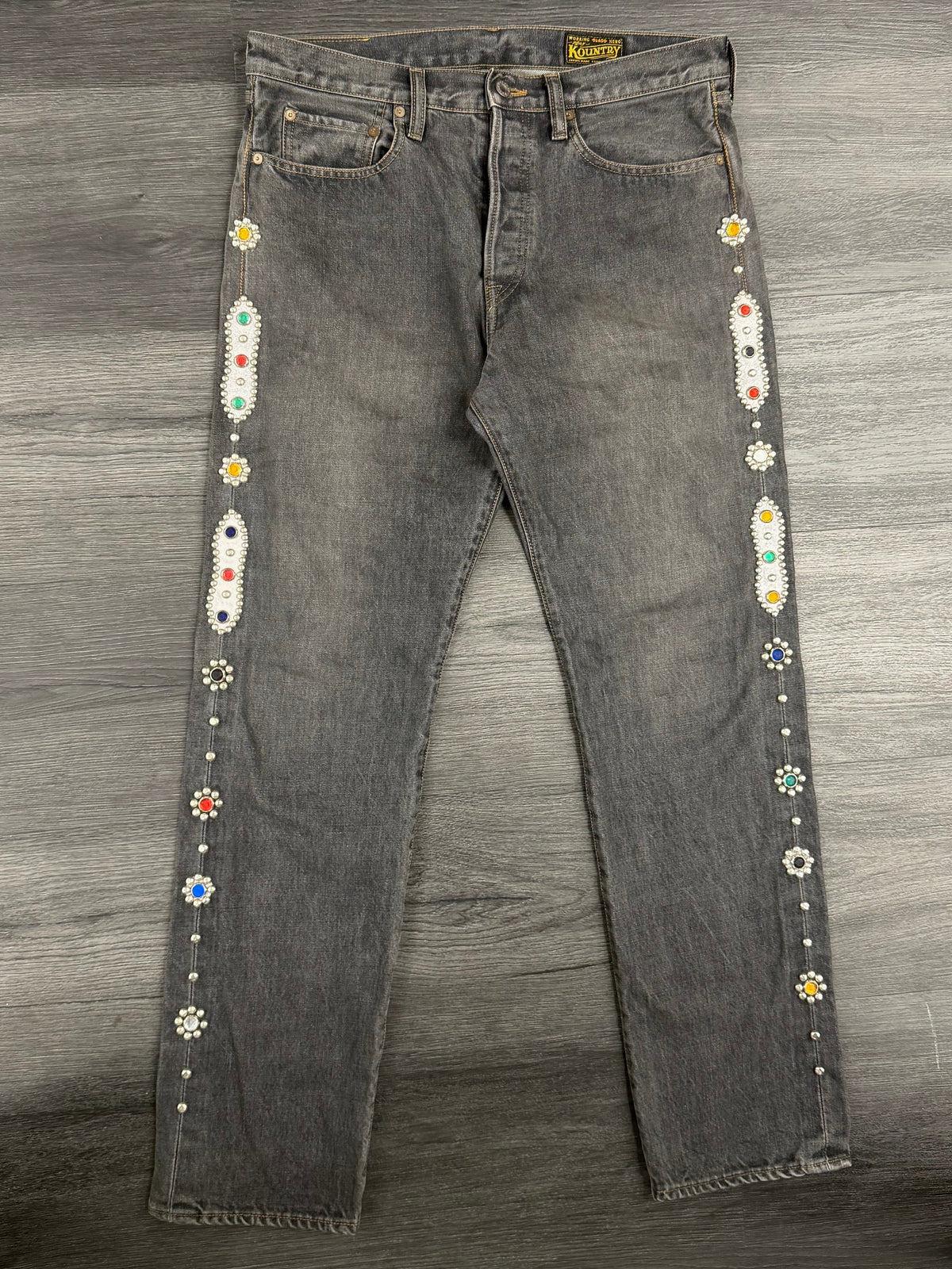 KAPITAL bone jeans grey 34 U