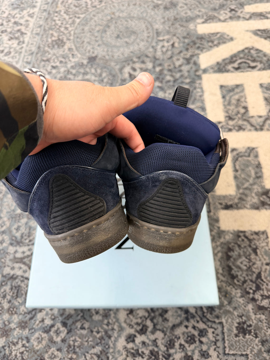 Lanvin Curb Sneakers Size 10 U WB