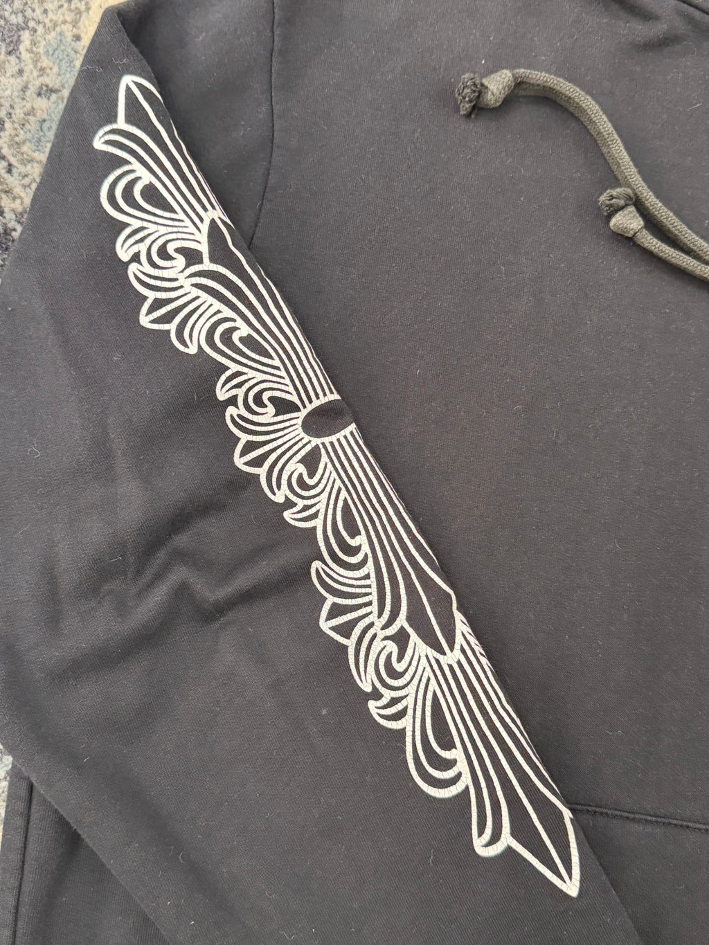 CHROME HEARTS floral sweatsuit black L U
