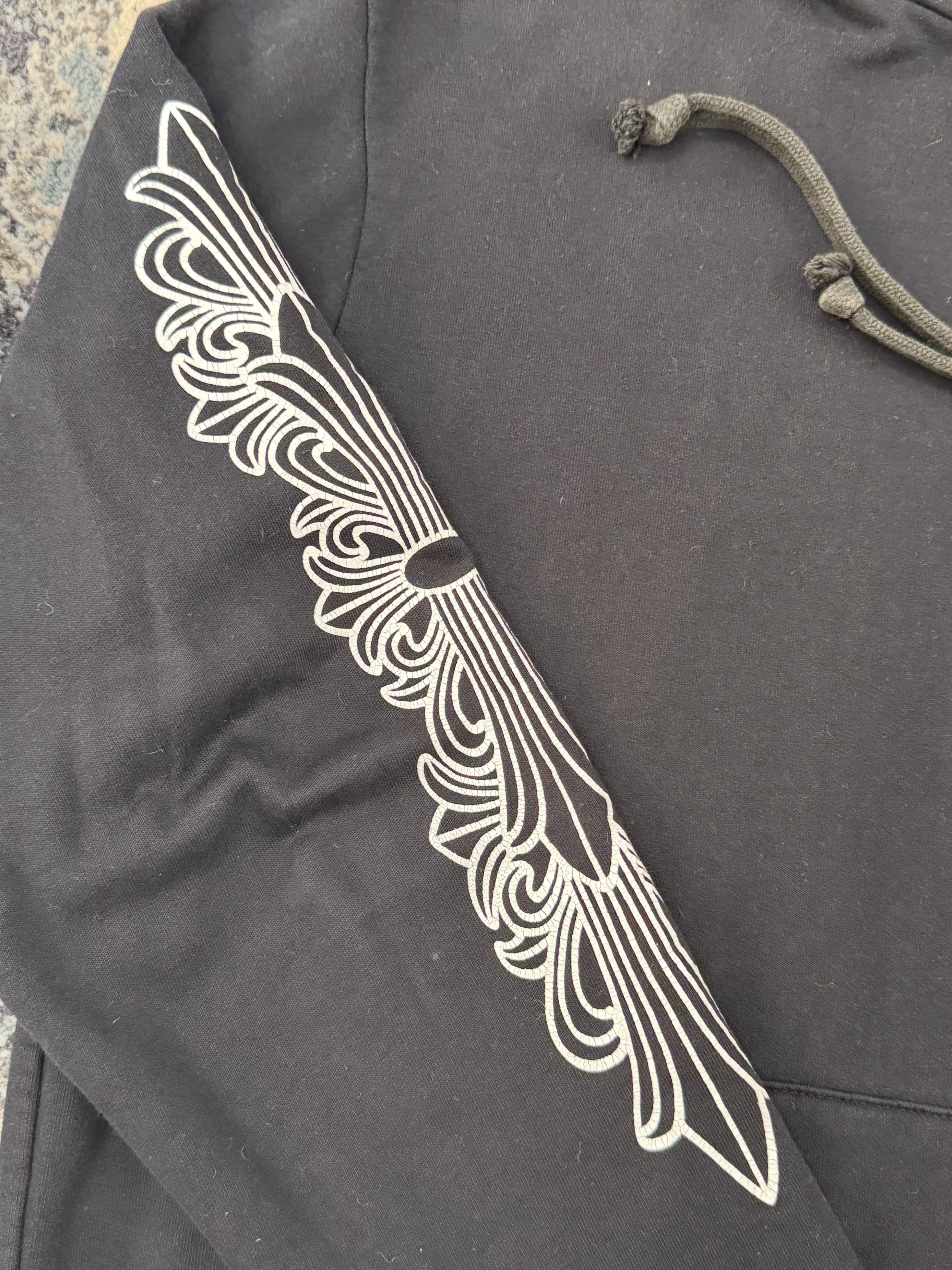 CHROME HEARTS floral sweatsuit black L U