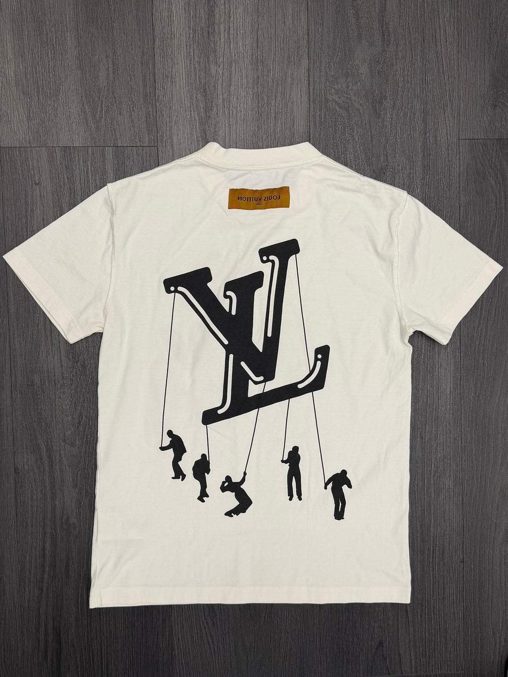 LV virgil dancing man shirt white S U