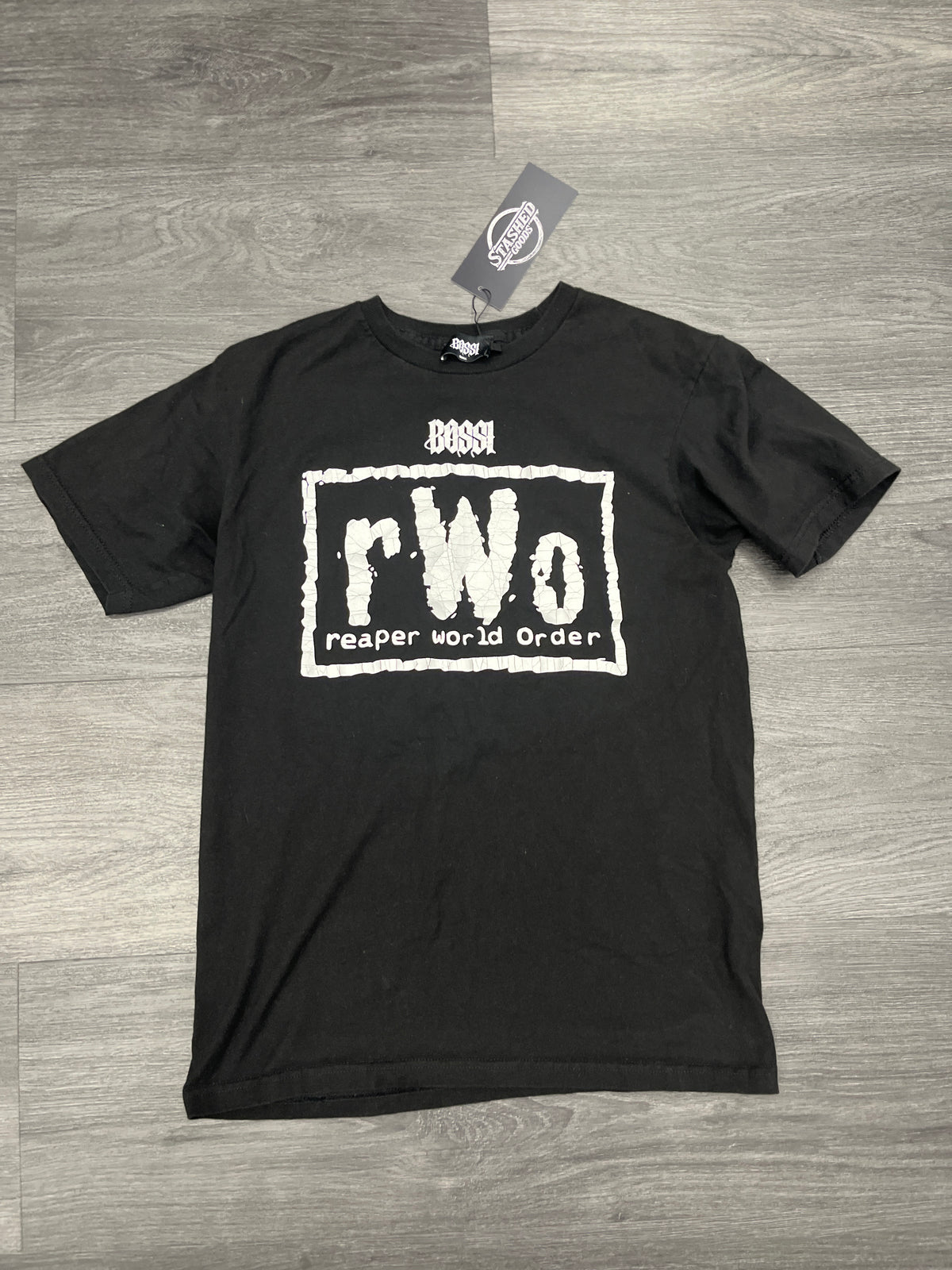 Bossi (RWO) black tee Size Small U