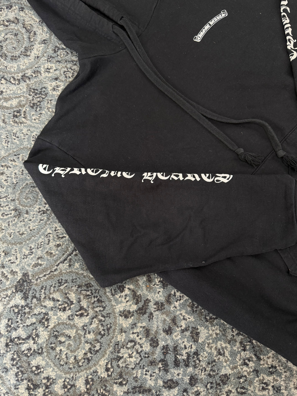 Chrome Hearts Scroll Logo Hoodie Xl U