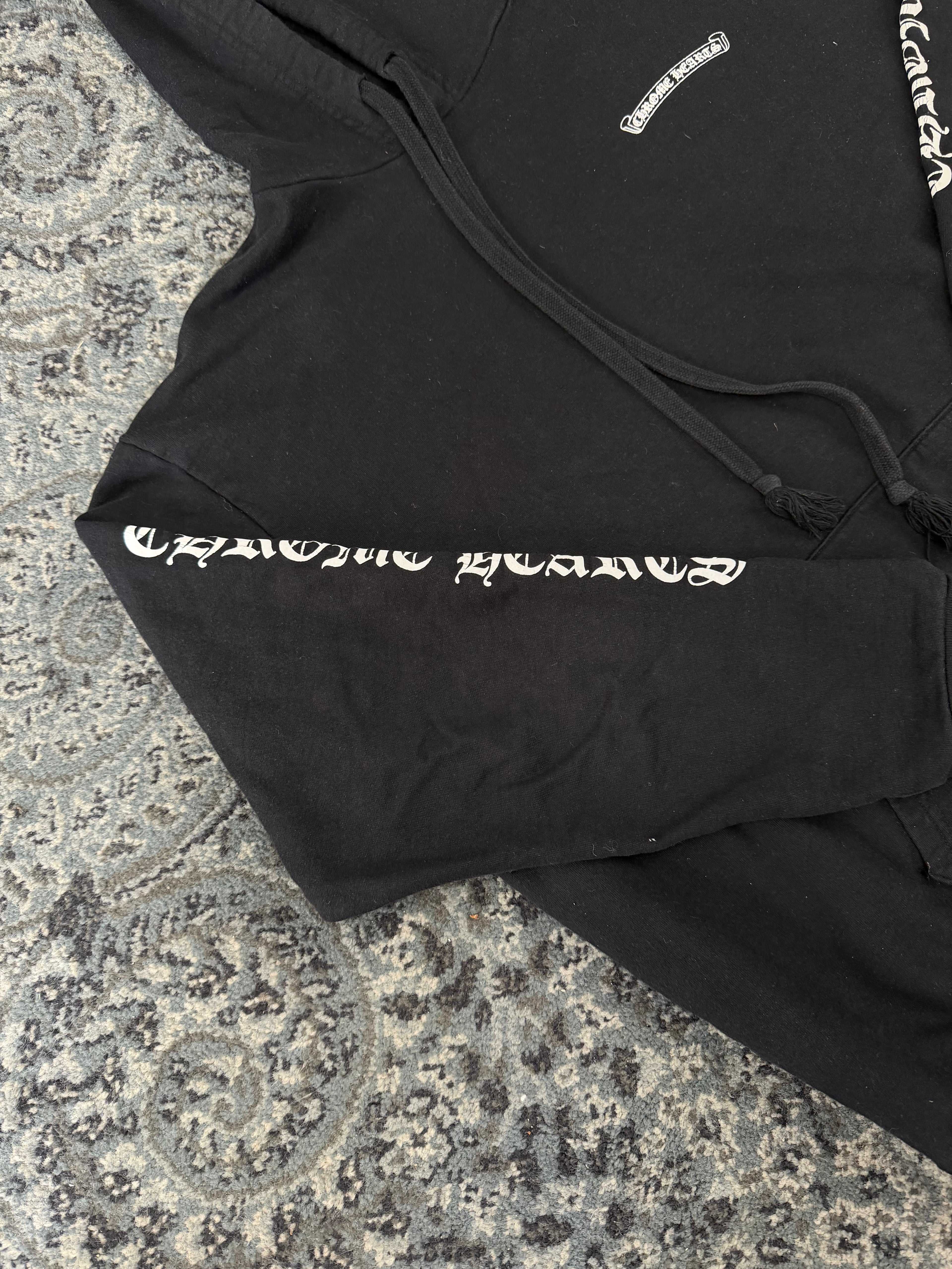 Chrome Hearts Scroll Logo Hoodie Xl U