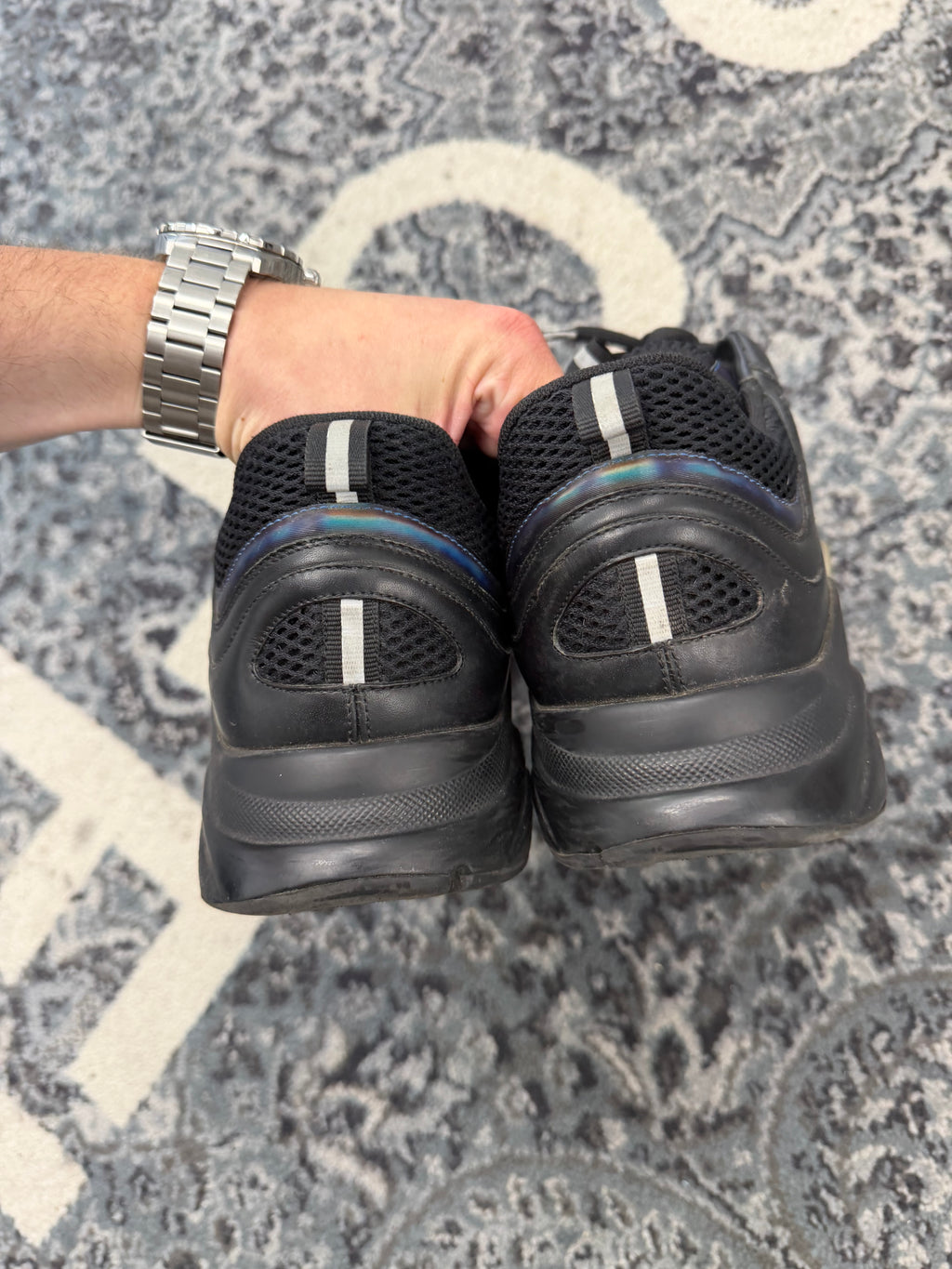 DIOR B22 runners reflective black 46 (13M) NB NI U