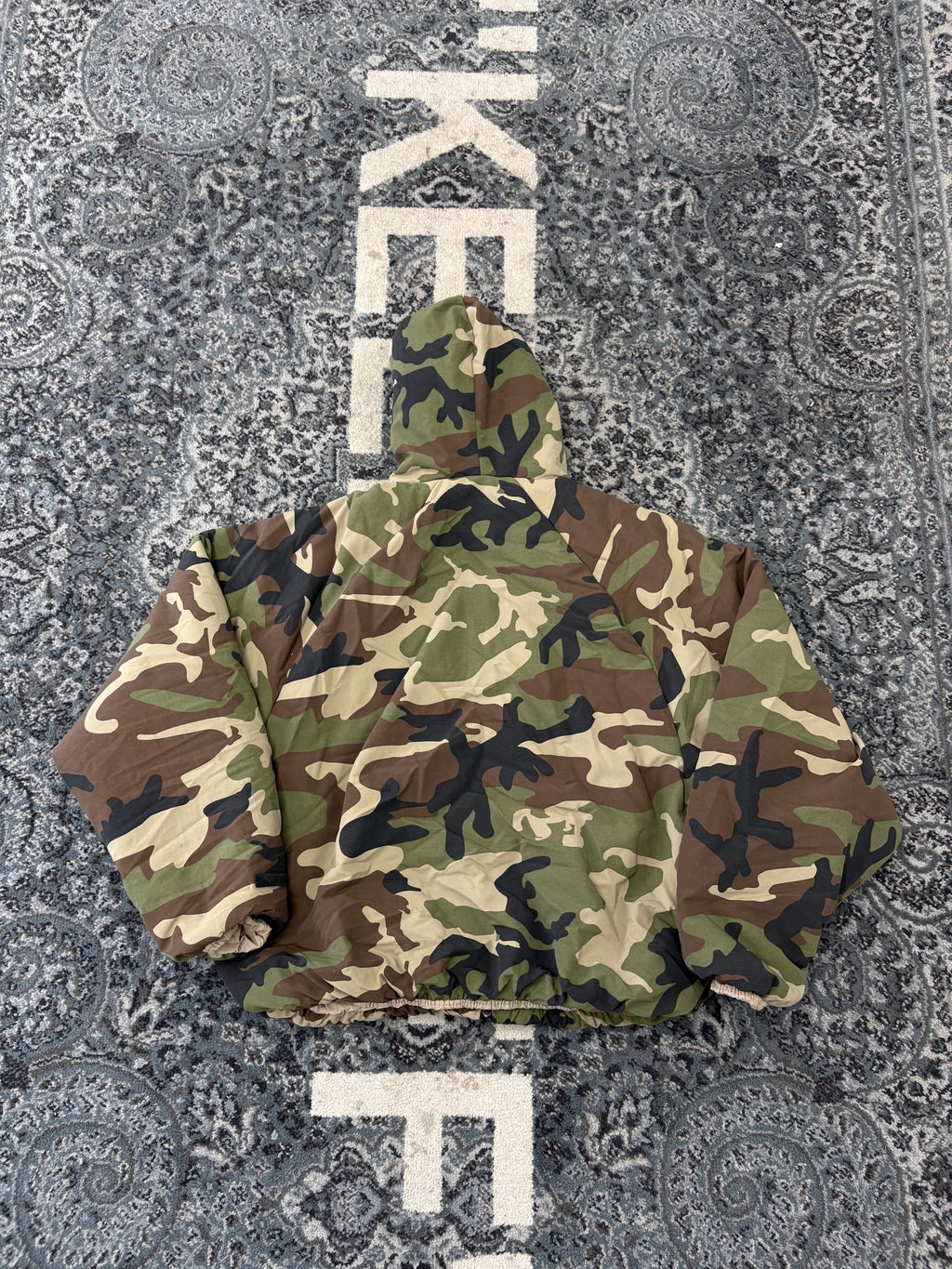 Essentials Camo Puffer Jacket Size Large U