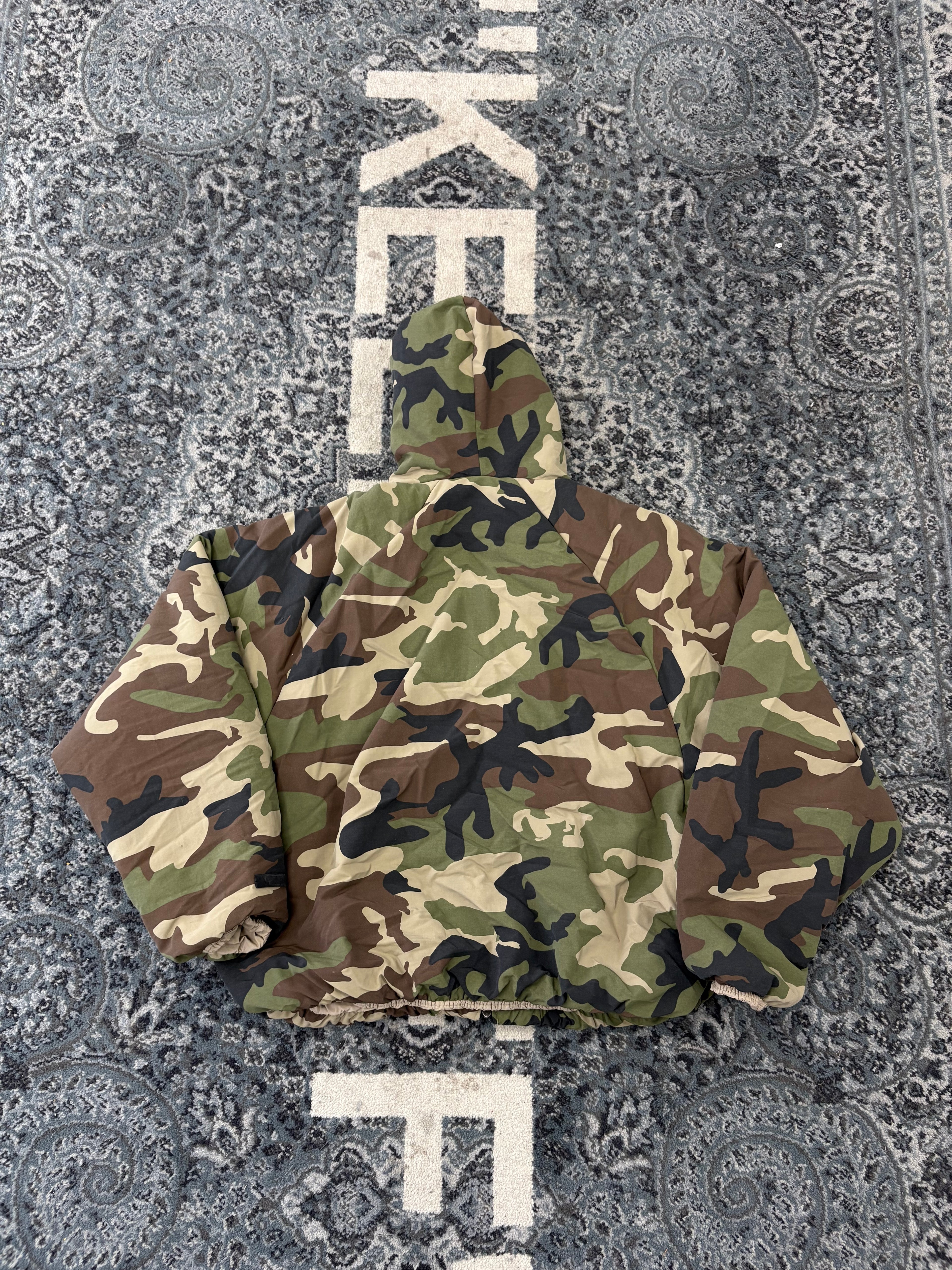 Essentials Camo Puffer Jacket Size Large U