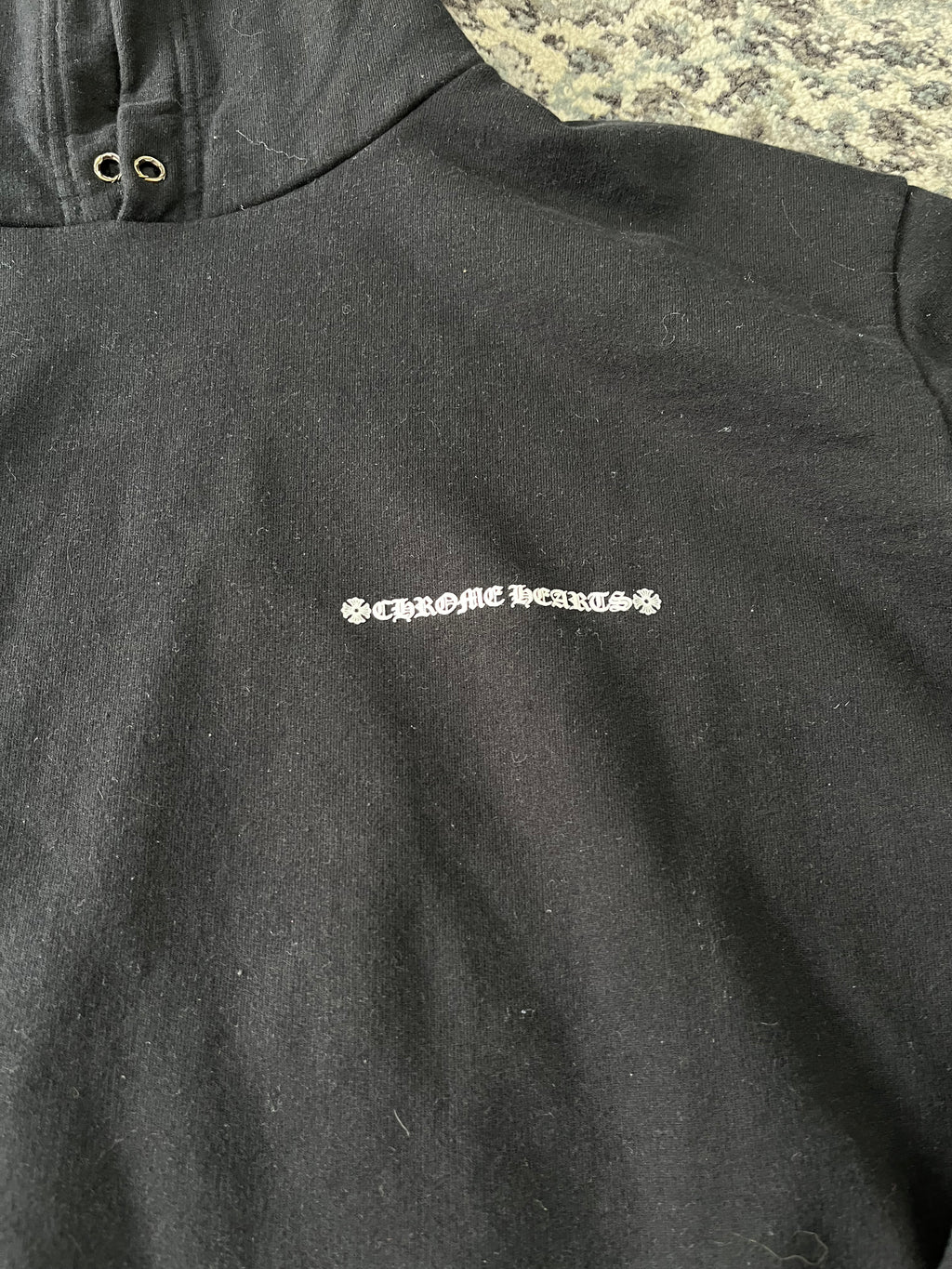 CHROME HEARTS fontaineblue 1 of 1 dice hoodie L U