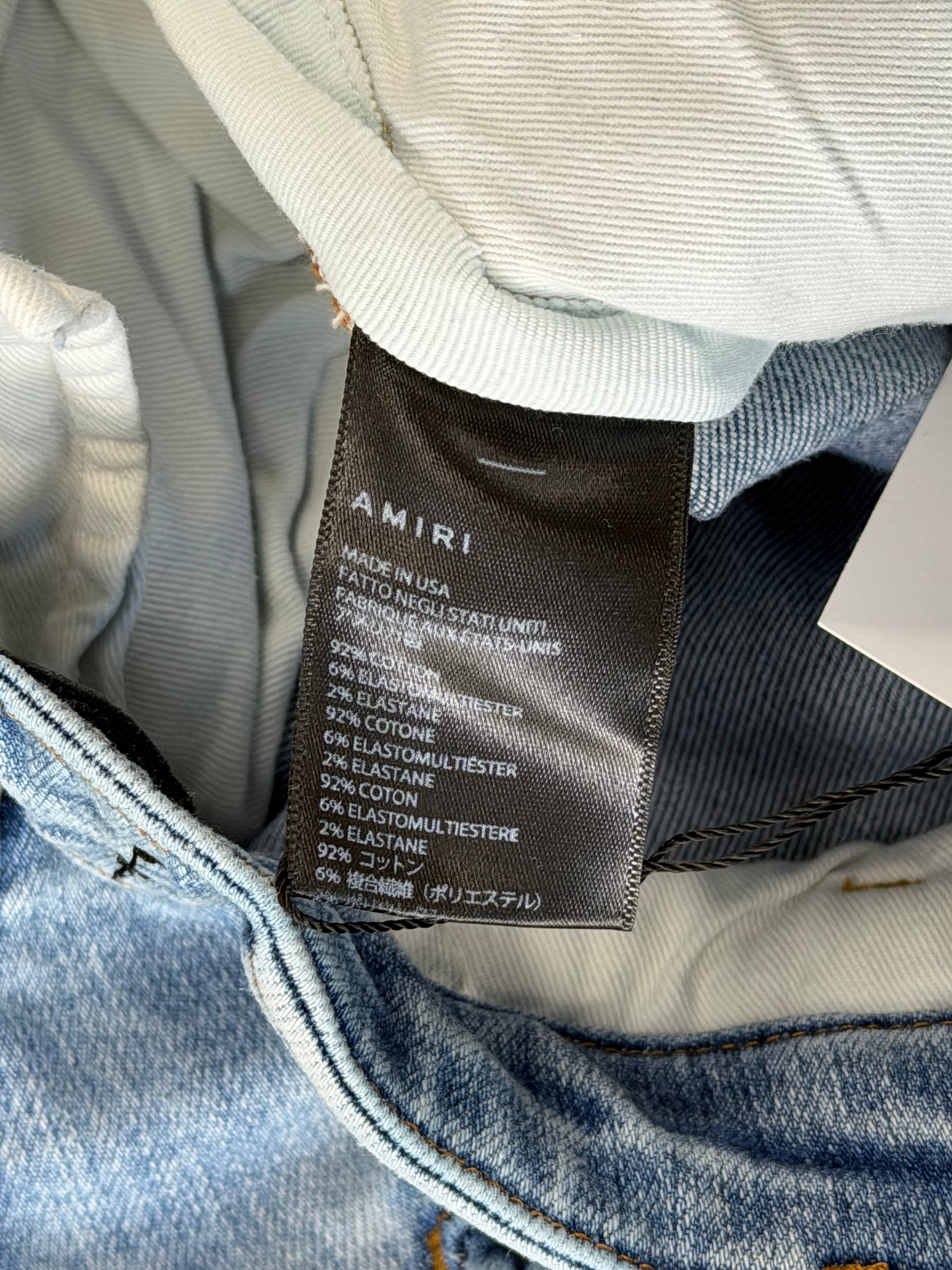 AMIRI technical cargo jeans indigo 32 U