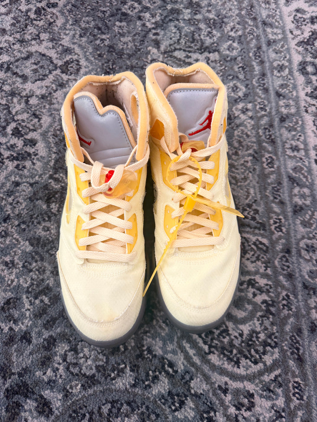 Jordan 5 Off White Sail Size 10.5 No Box U
