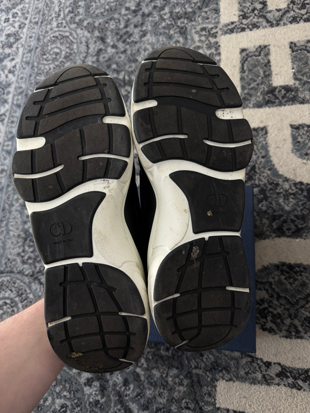 DIOR B22 runners black/white 43 (10M) OG ALL U