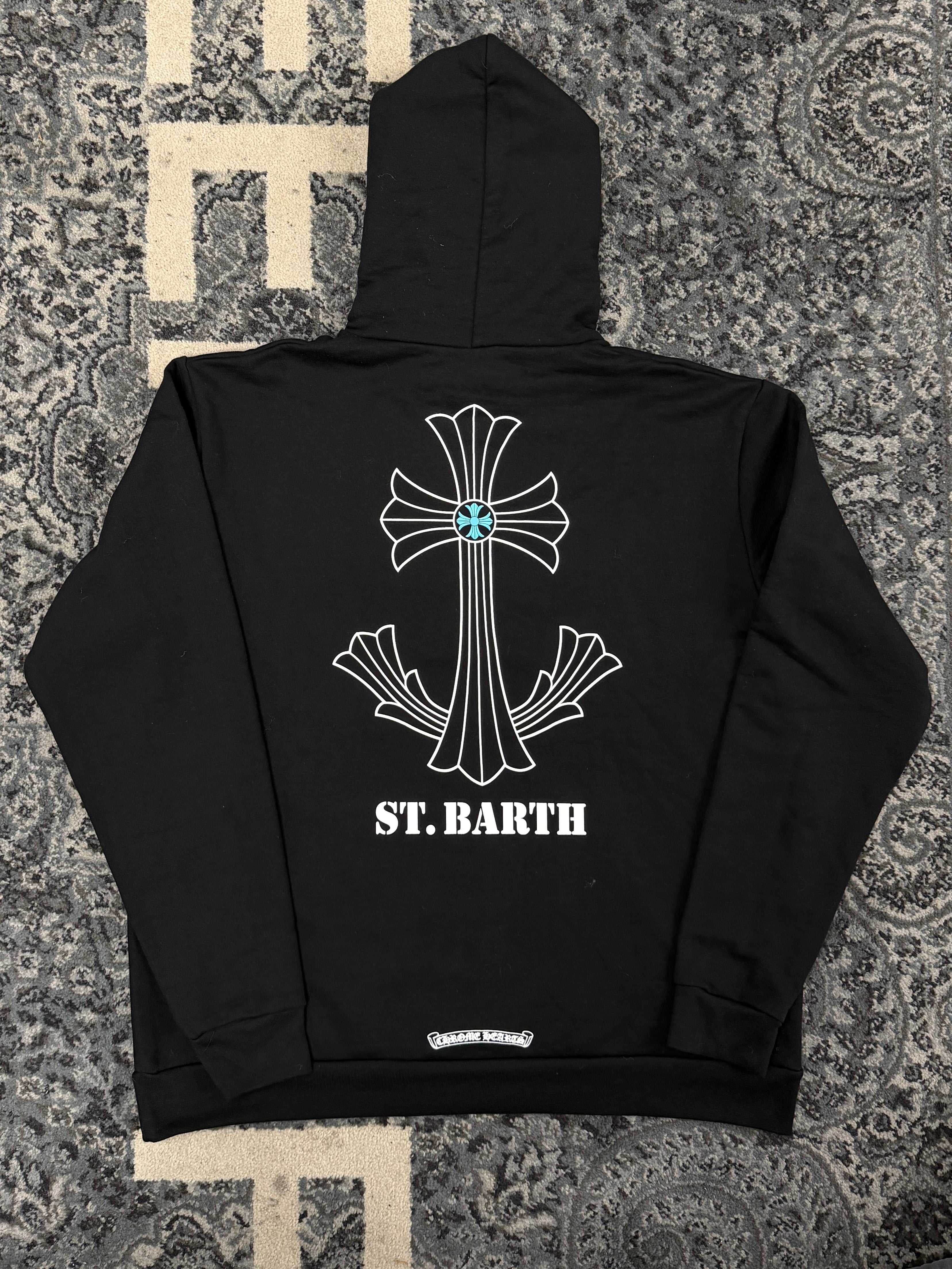 CHROME HEARTS st barth anchor hoodie black L DSWT
