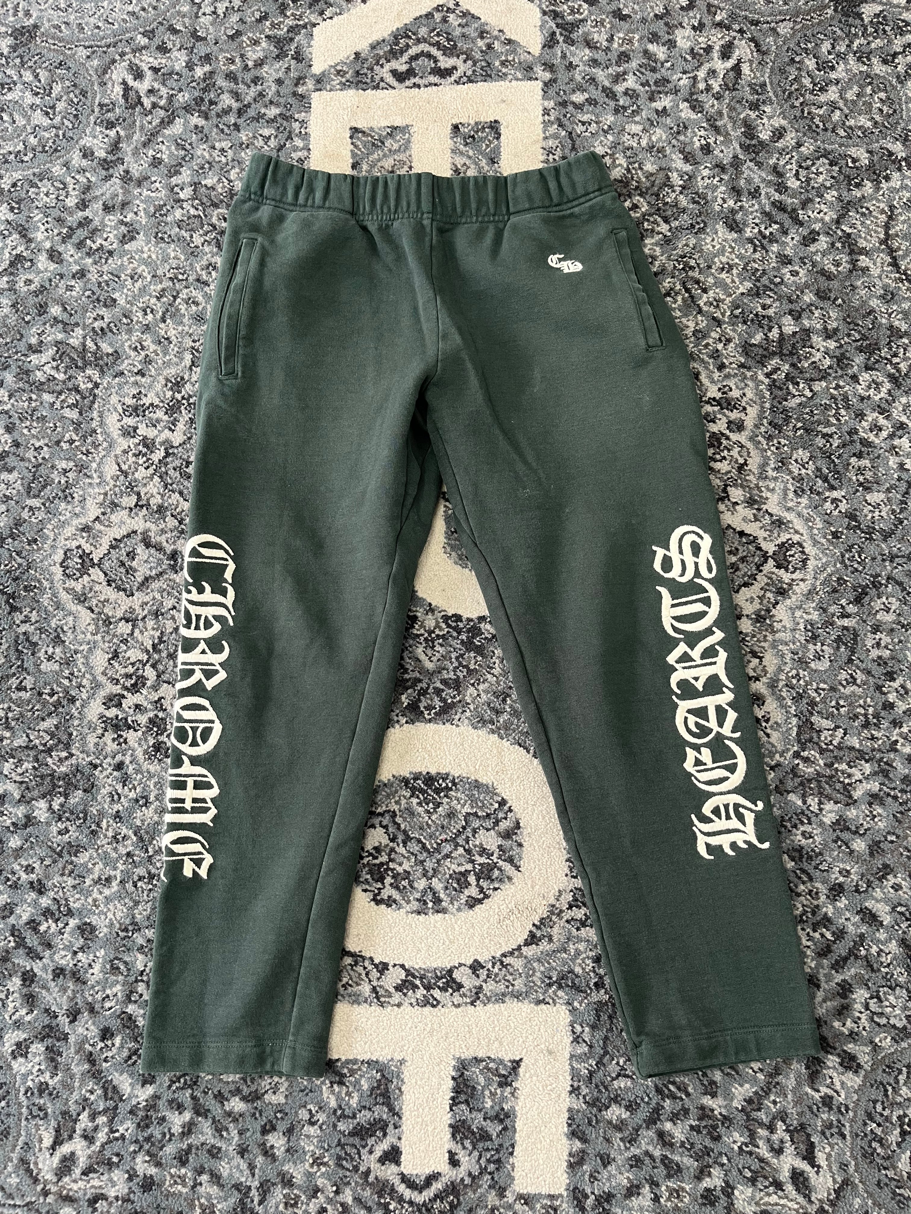 CHROME HEARTS slo ride sweatpants green M U