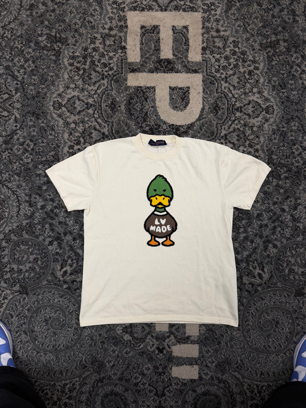 LV x Nigo knit duck shirt S U