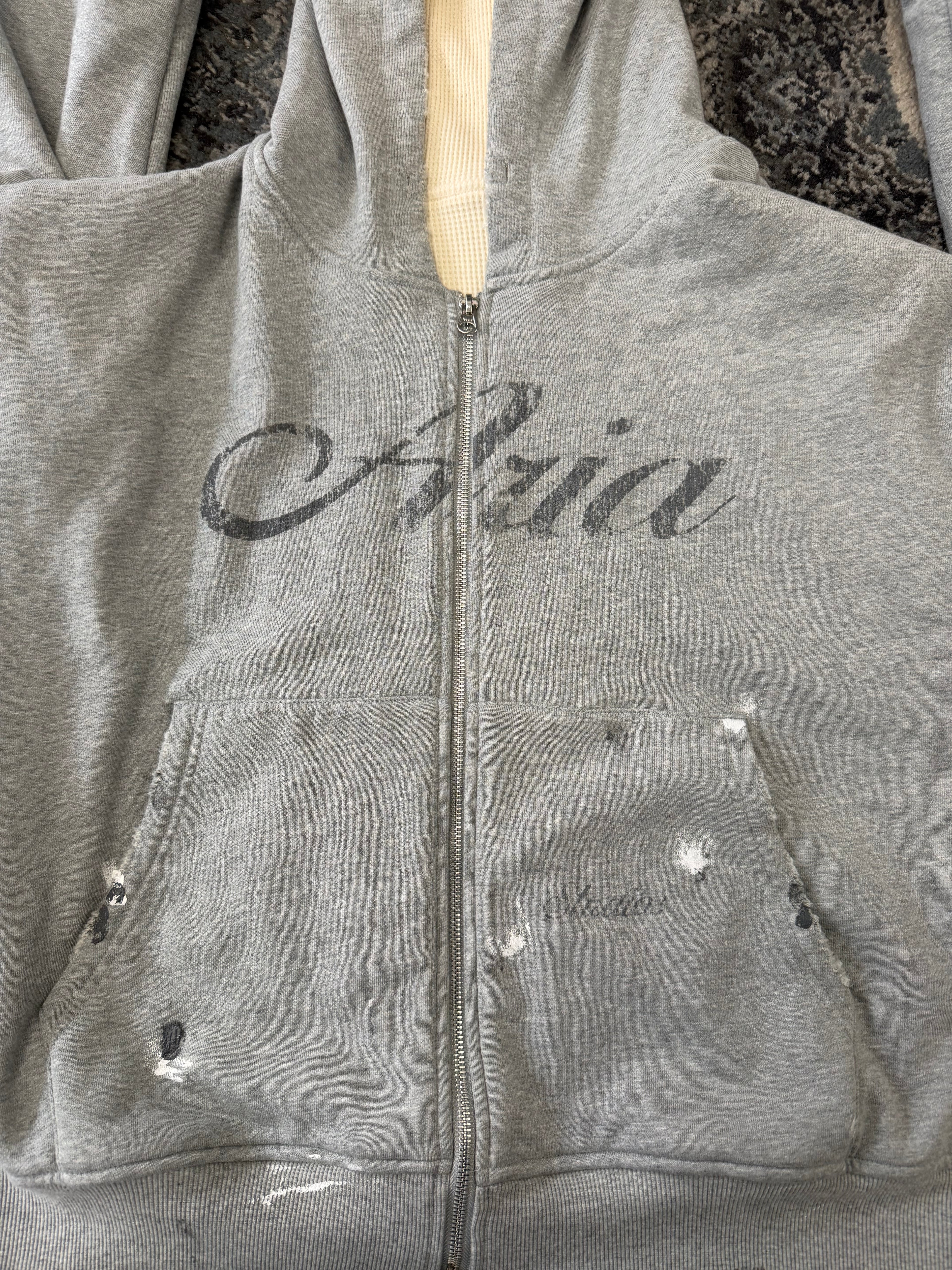 Aria Grey Hoodie sz small