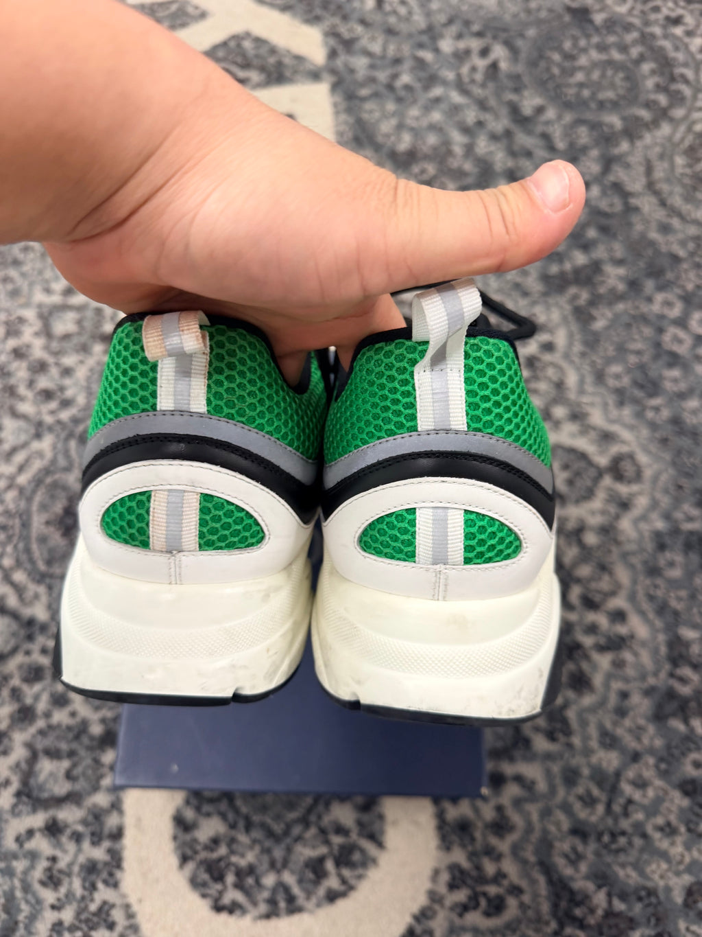 Dior B22 Green & Black Size 47 With Box U