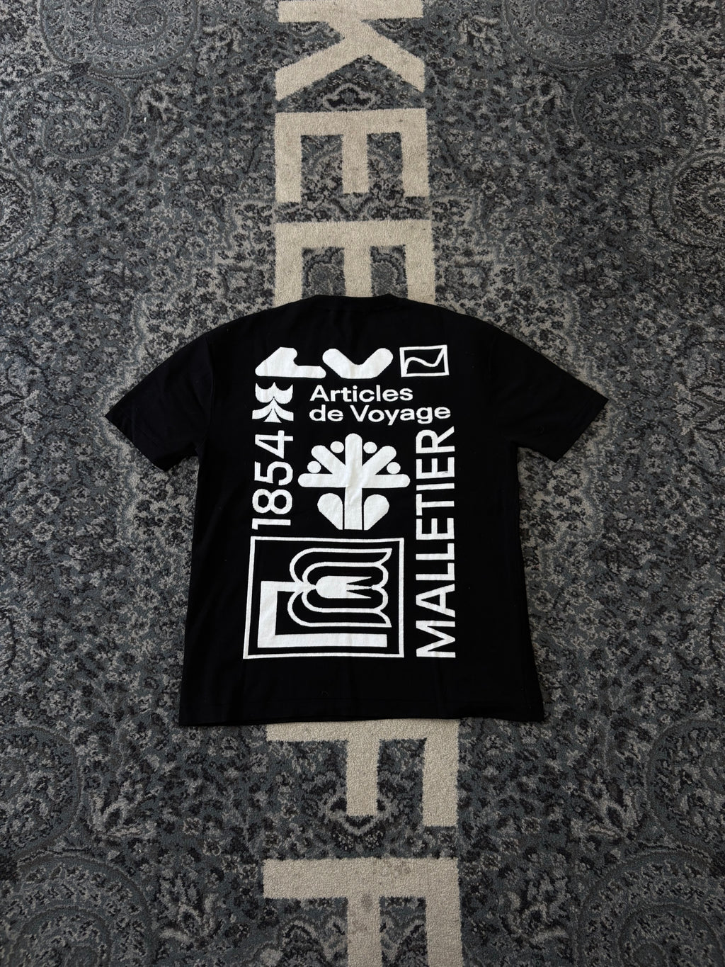 LV knit logo shirt pontneuf black S U