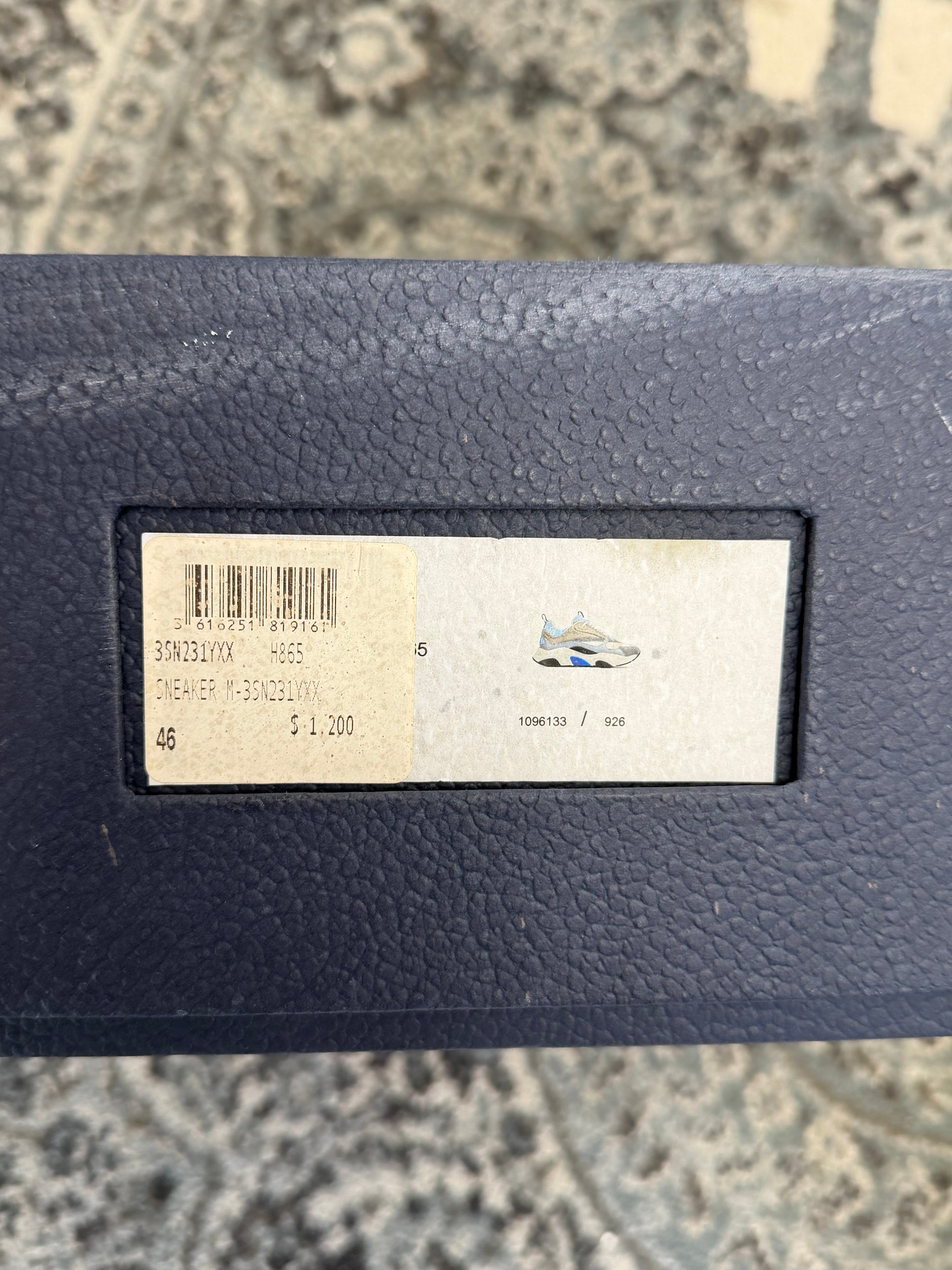 DIOR B22 navy/white 46 (13M) OG ALL U