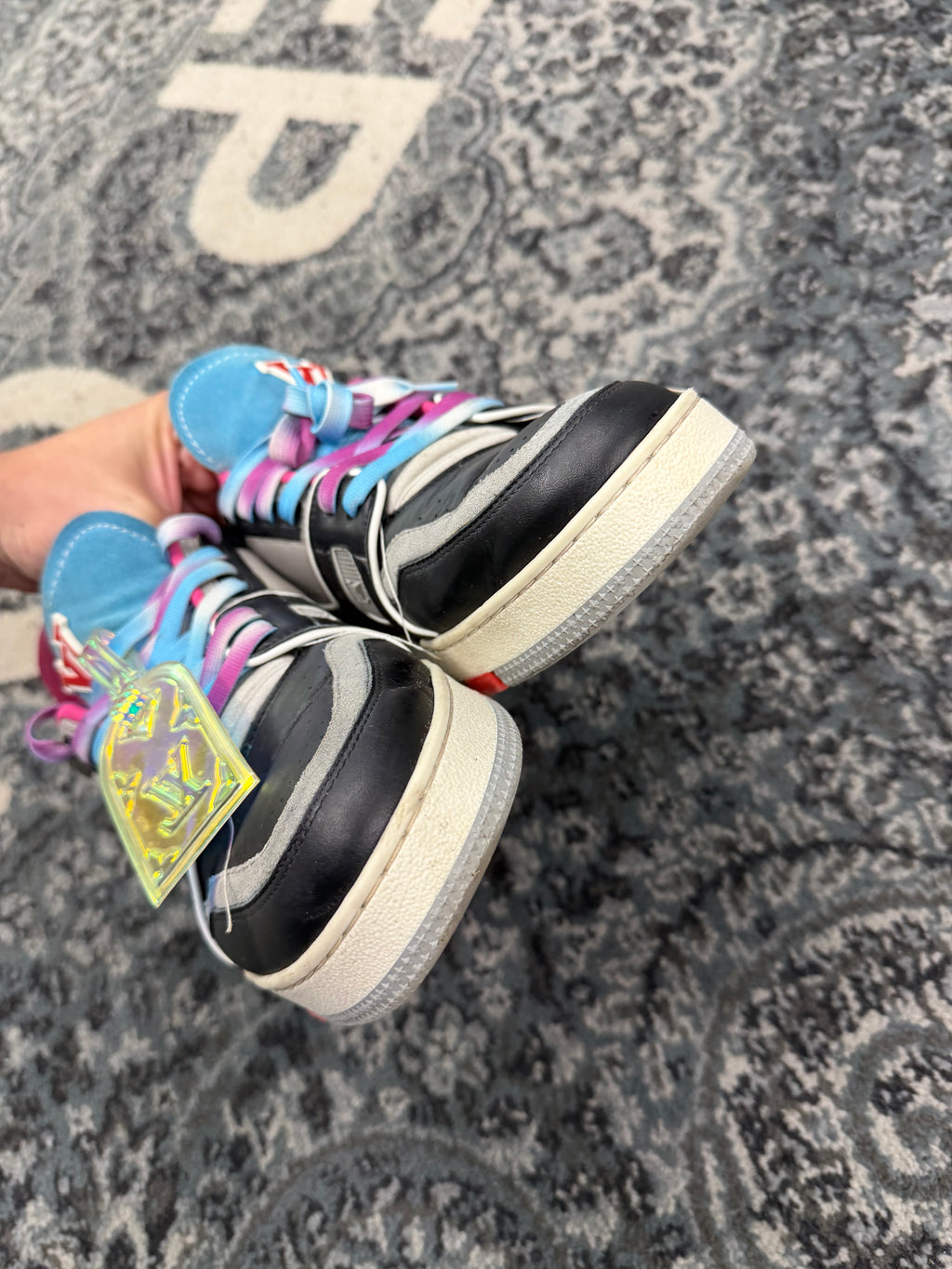 LV virgil upcycle trainers 8.5LV (10-10.5M) NB U