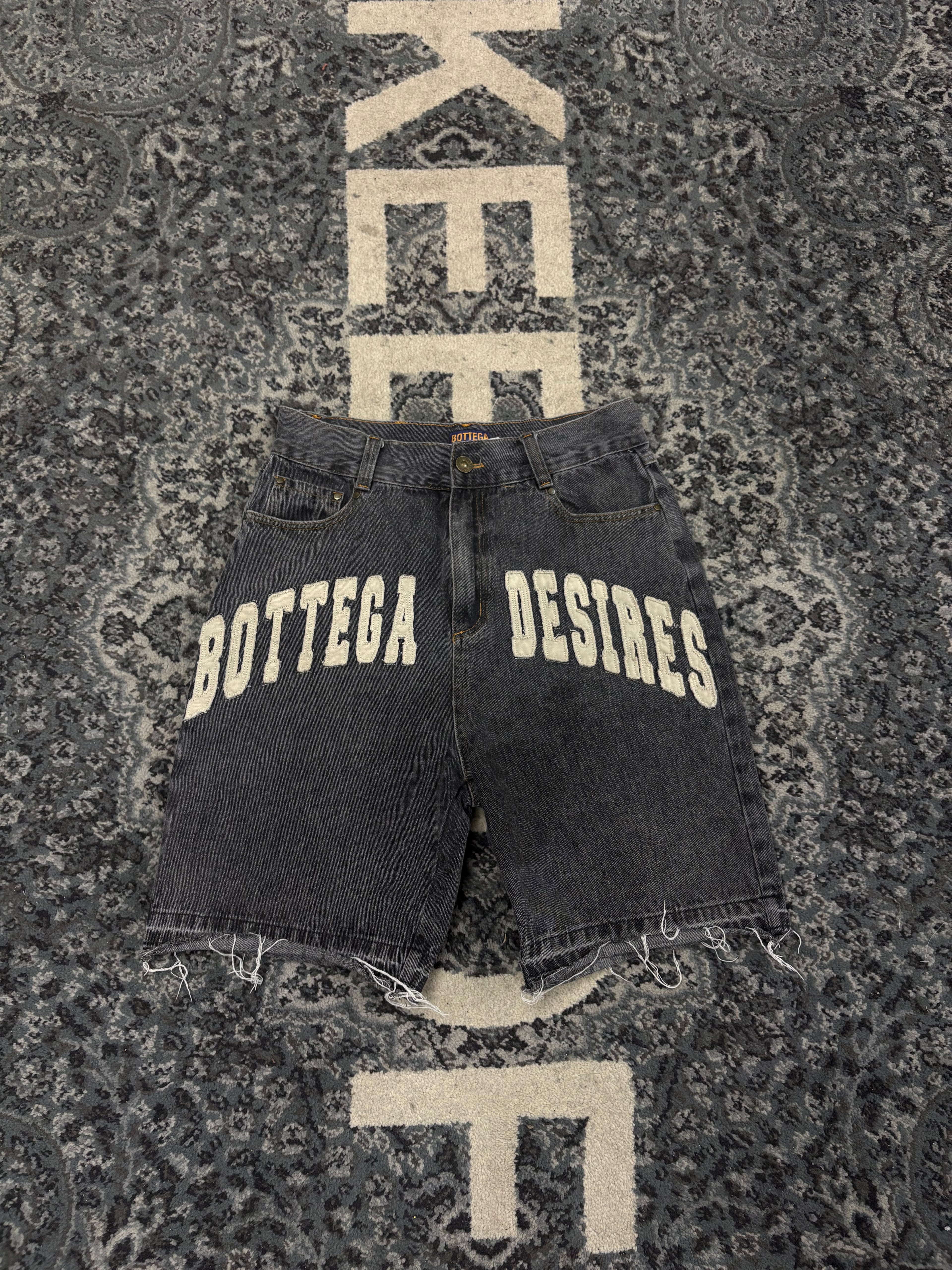 Bottega Desires Denim Jean Shorts Size 32 U