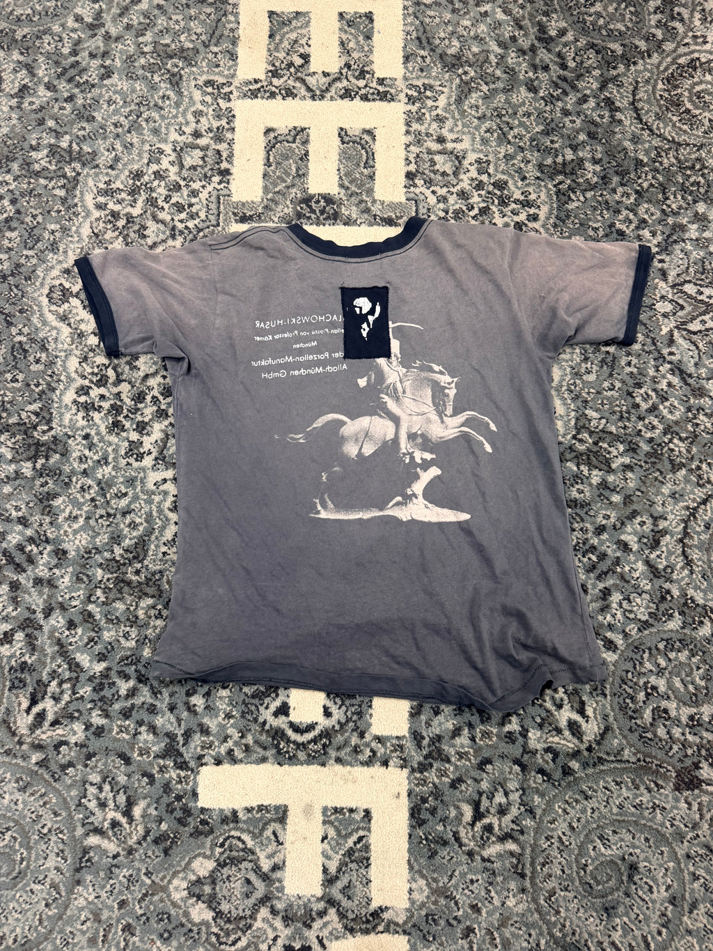 ERD Porcelian Dog Shirt Size Large U