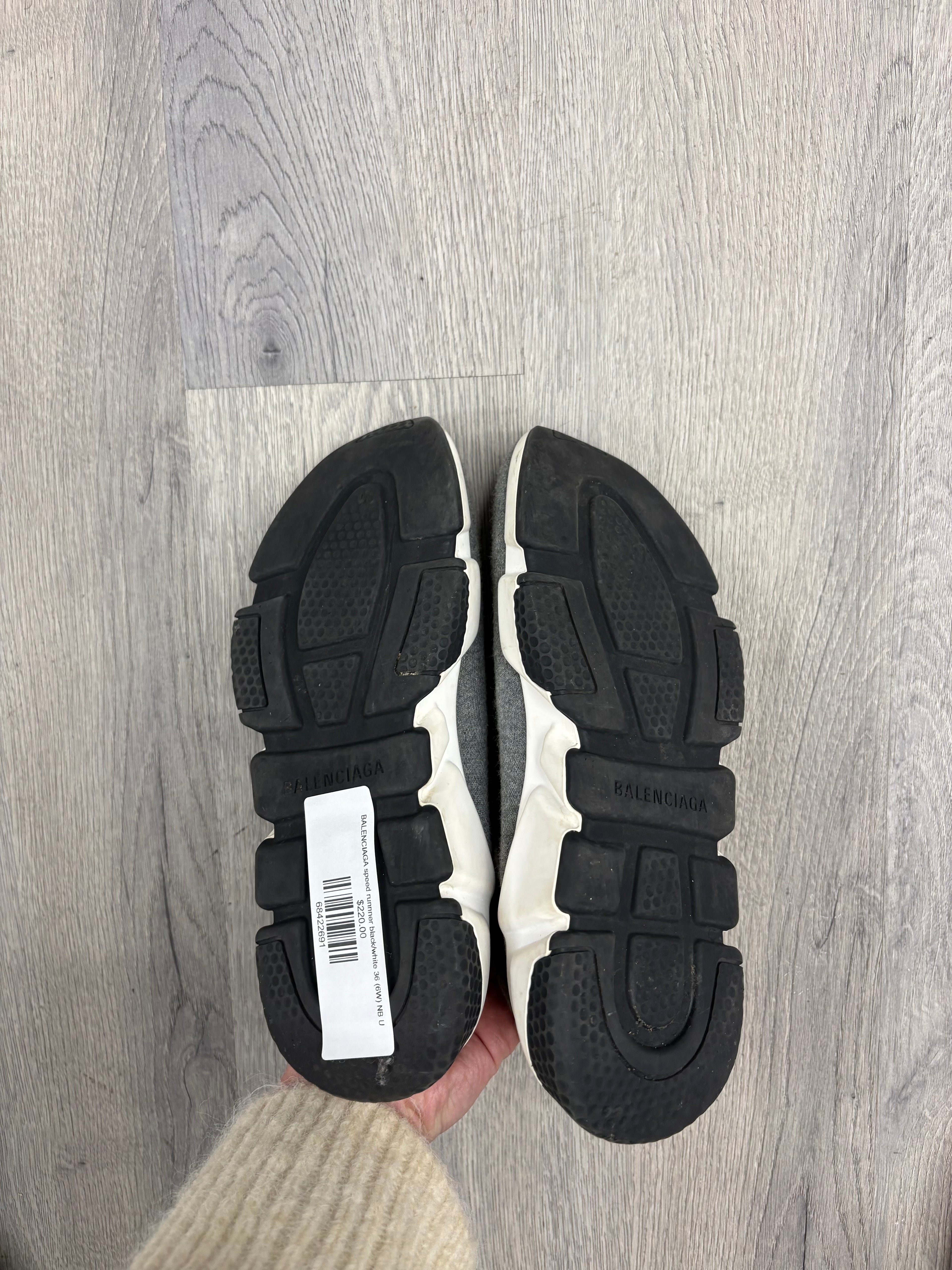 BALENCIAGA speed runner grey 36 (6W) NB U