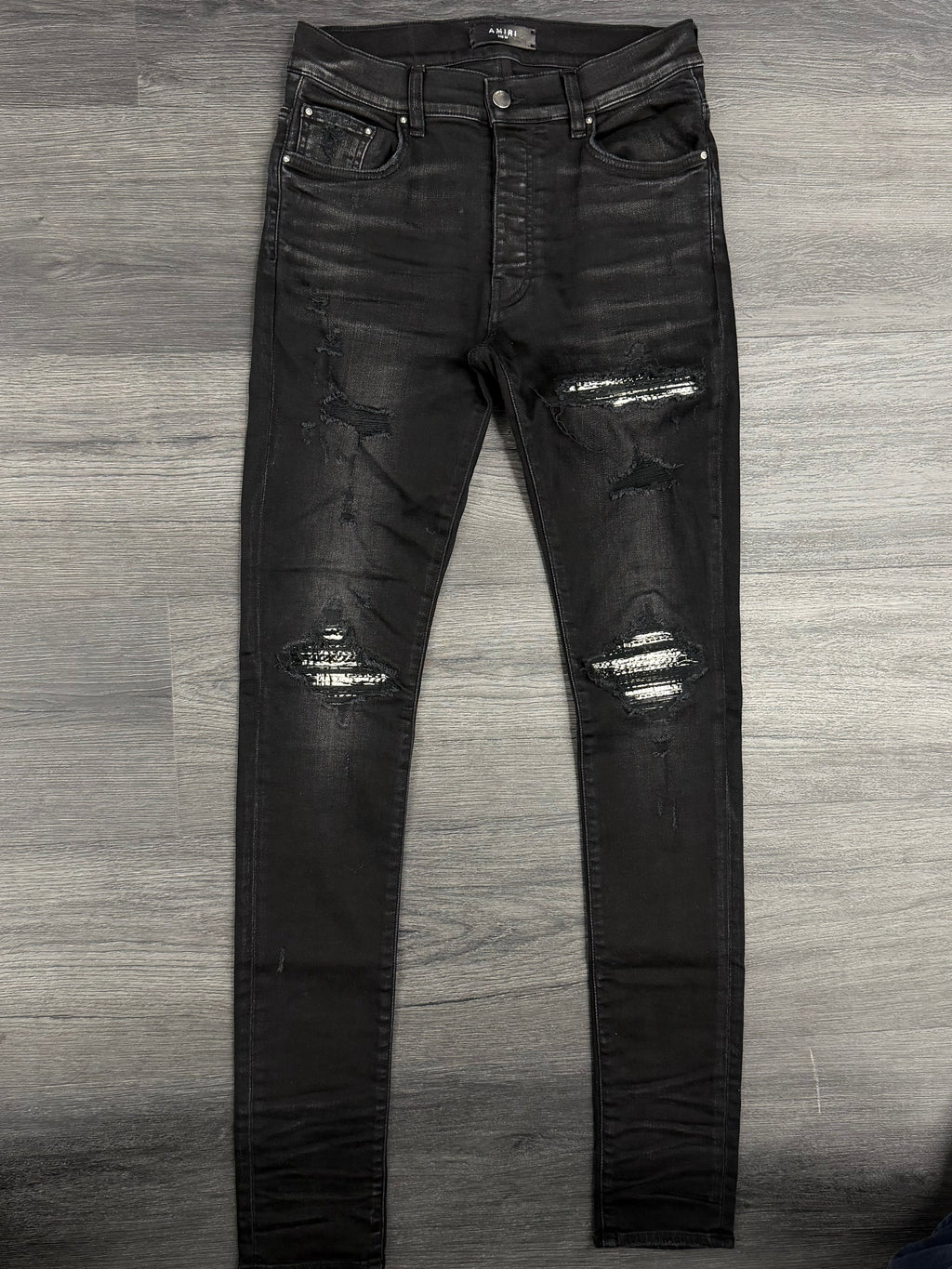 AMIRI boucle patch mx1 jeans black 30 U
