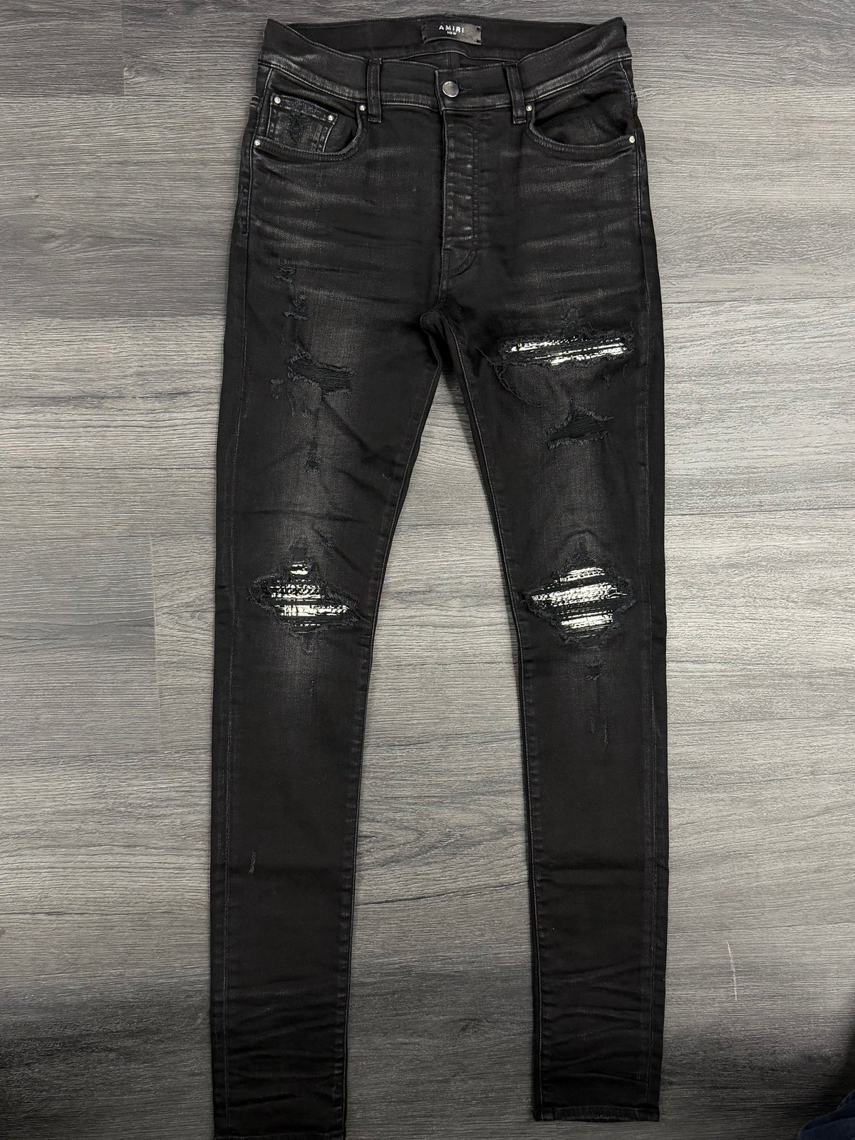 AMIRI boucle patch mx1 jeans black 30 U