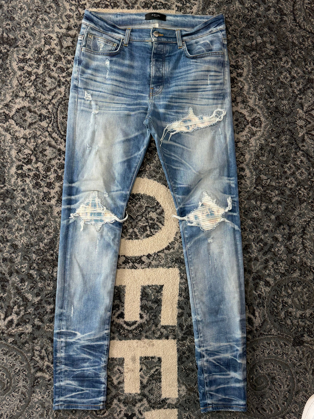 AMIRI honeycomb mx1 jeans indigo 33 U