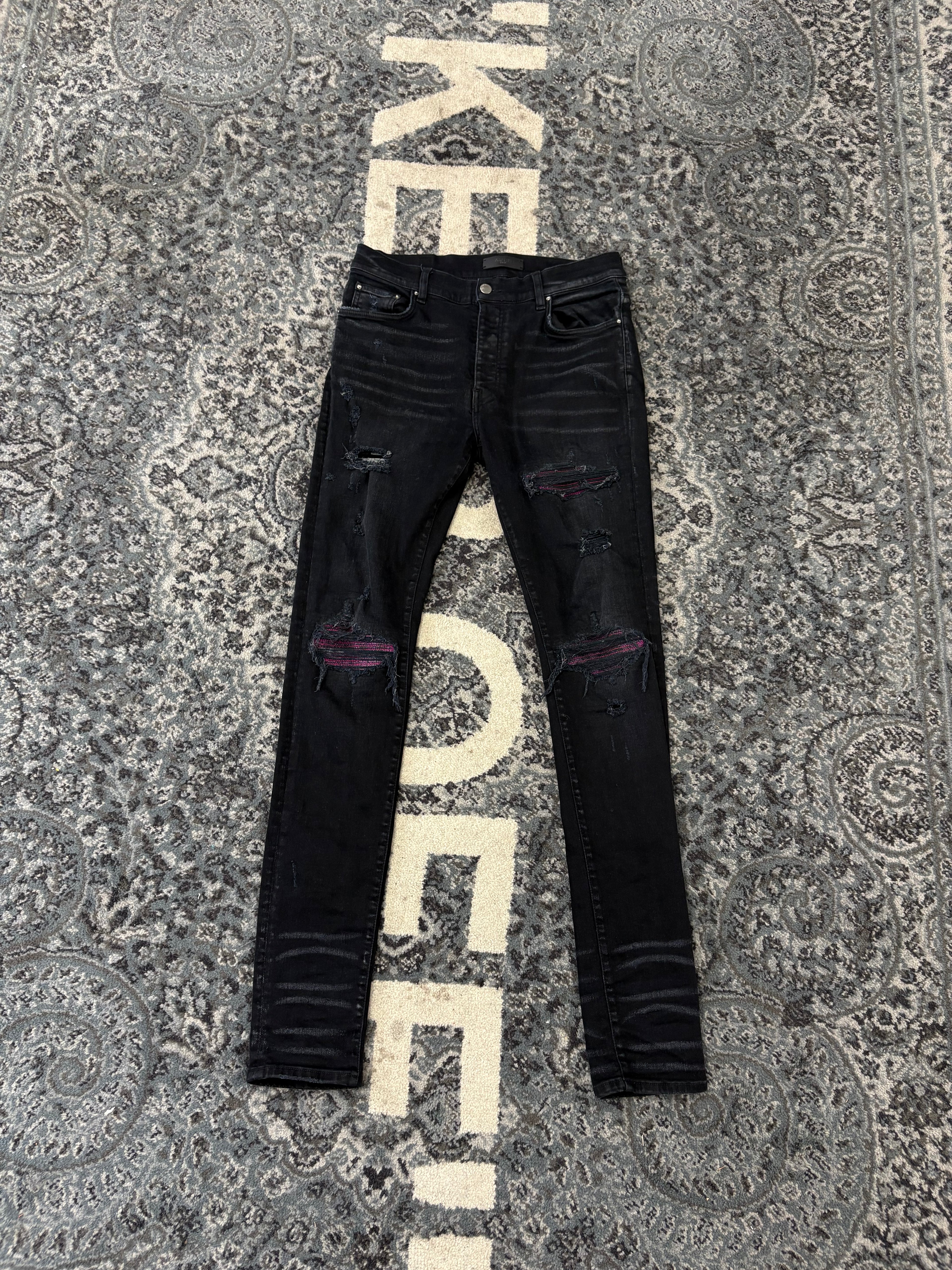 Amiri MX1 Pink Crackled Patch Size 33 U