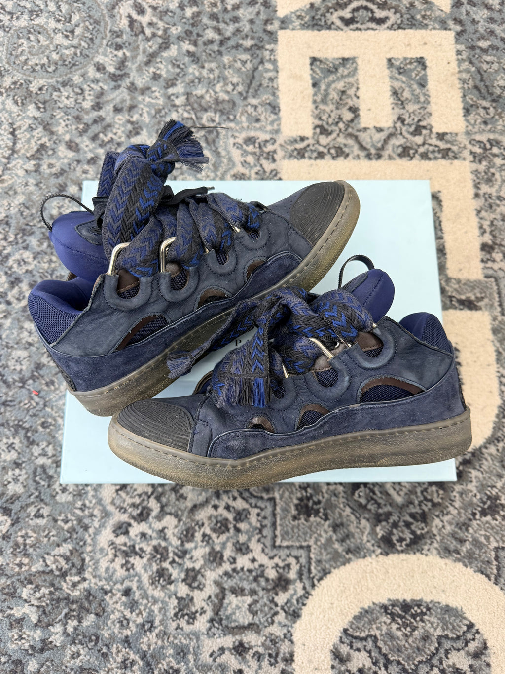 Lanvin Curb Sneakers Size 10 U WB