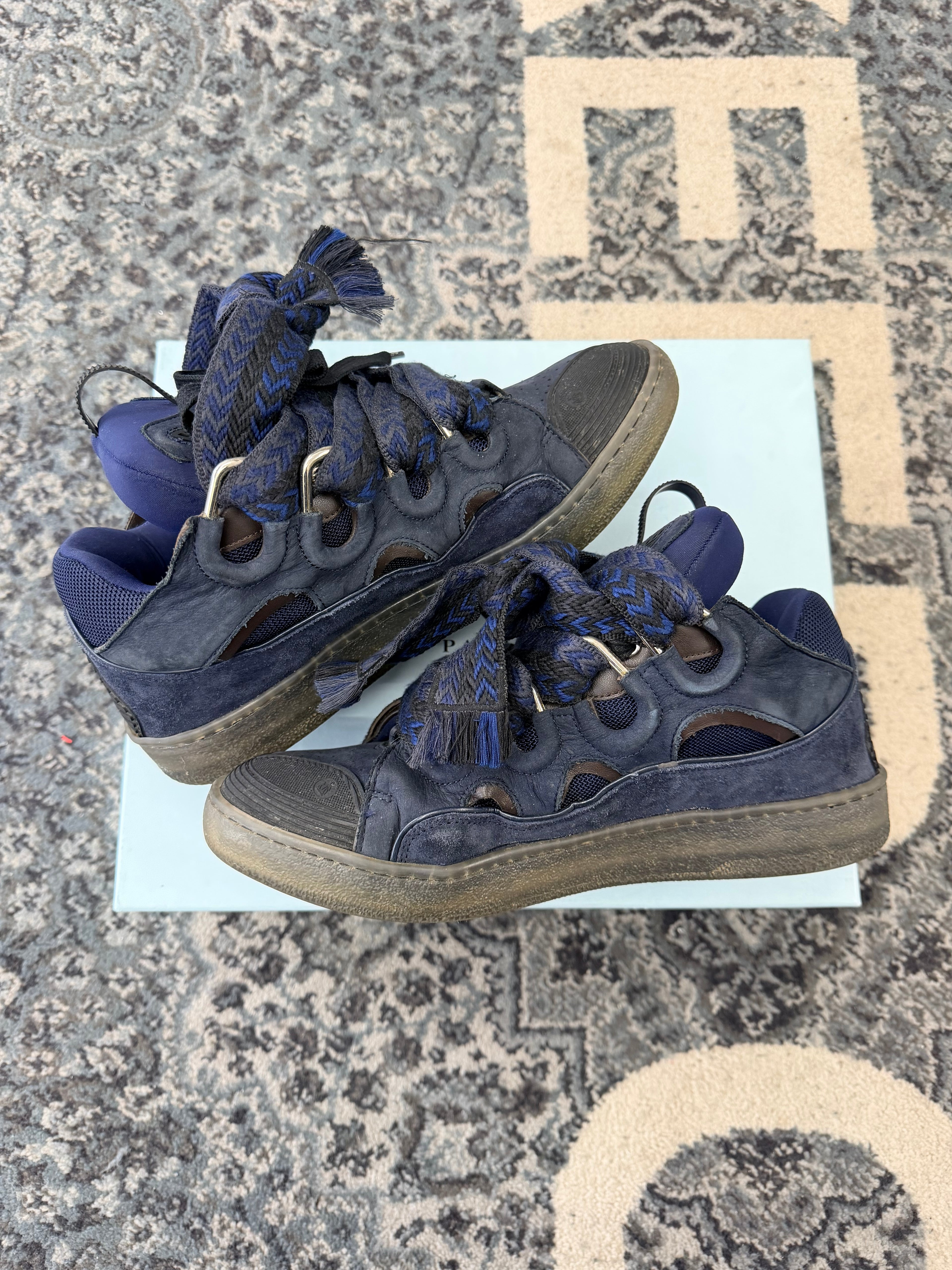 Lanvin Curb Sneakers Size 10 U WB