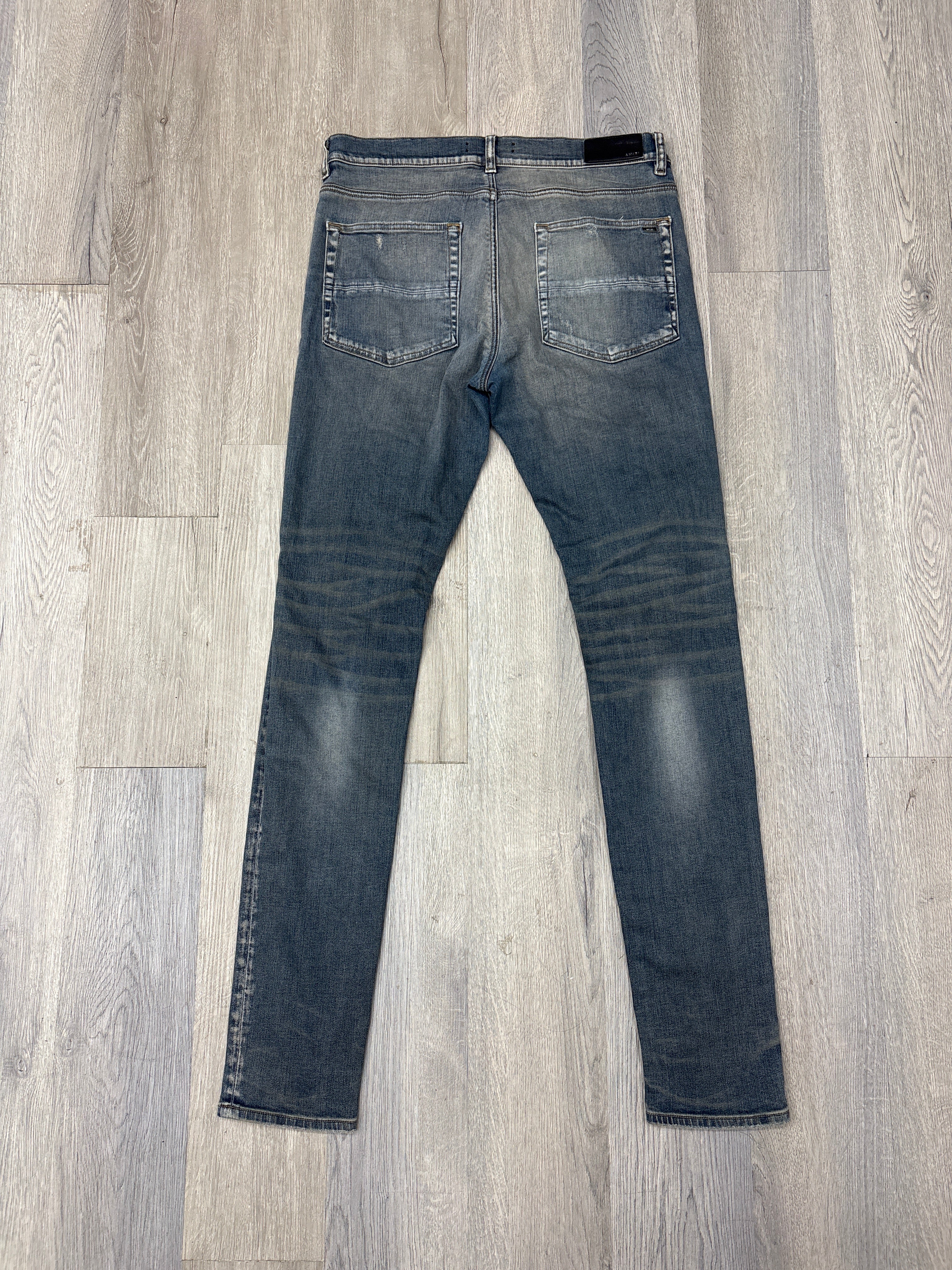 AMIRI dirty indigo dark wash jeans grey 36 U