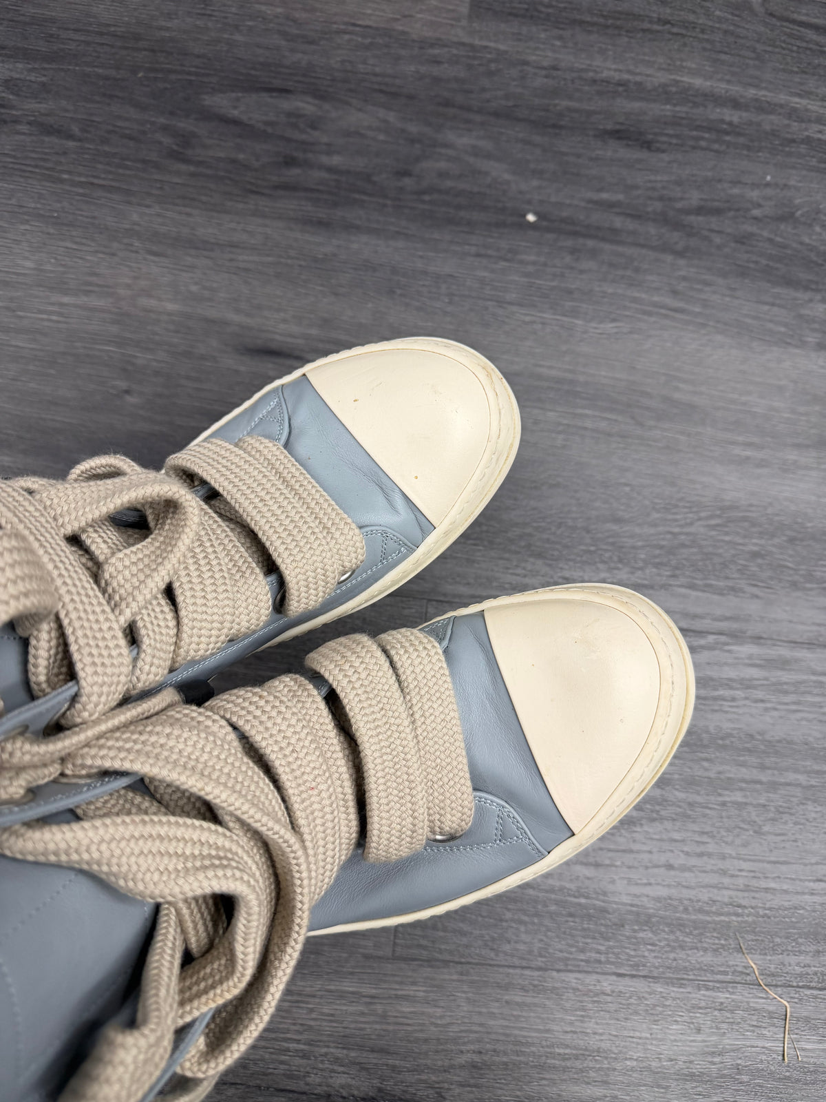 RICK OWENS geobasket hightops baby blue 43.5 (10.5M) NB U