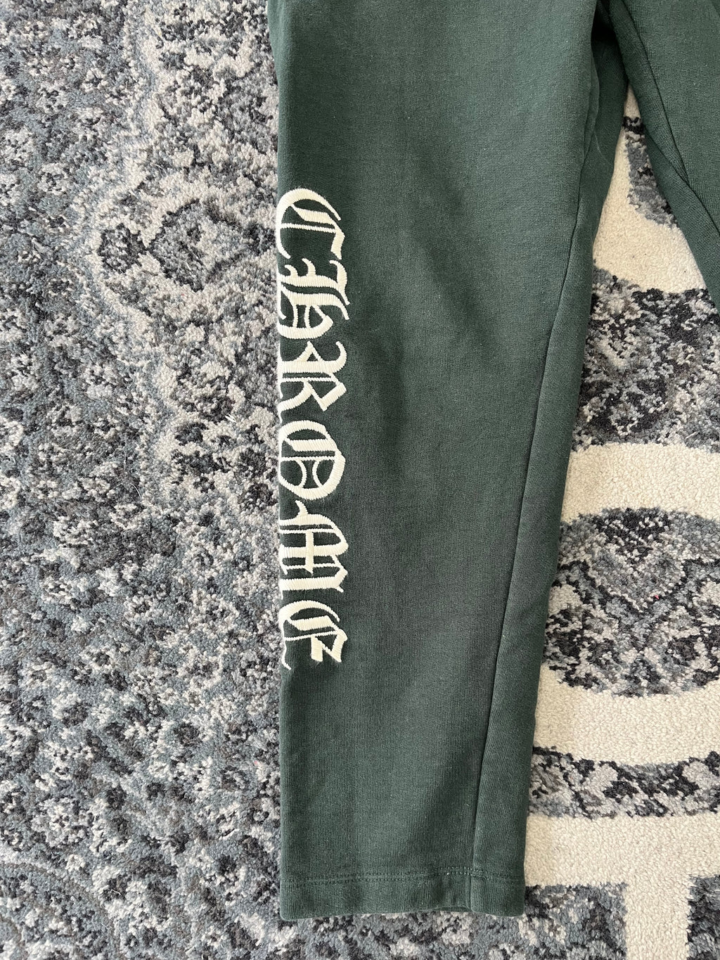 CHROME HEARTS slo ride sweatpants green M U
